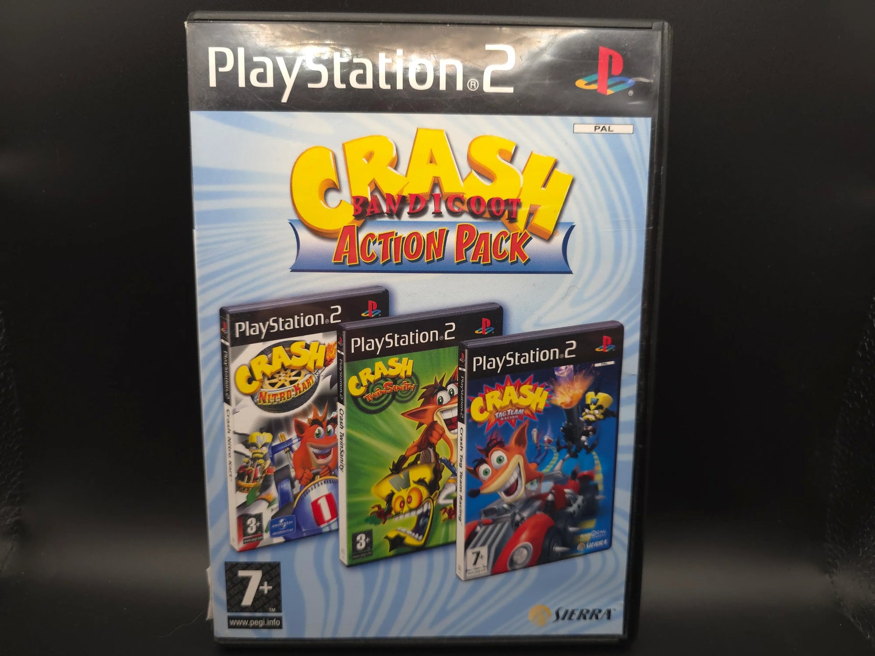Crash Bandicoot Action Pack (PS2) (PAL) (CIB) (Begagnat)