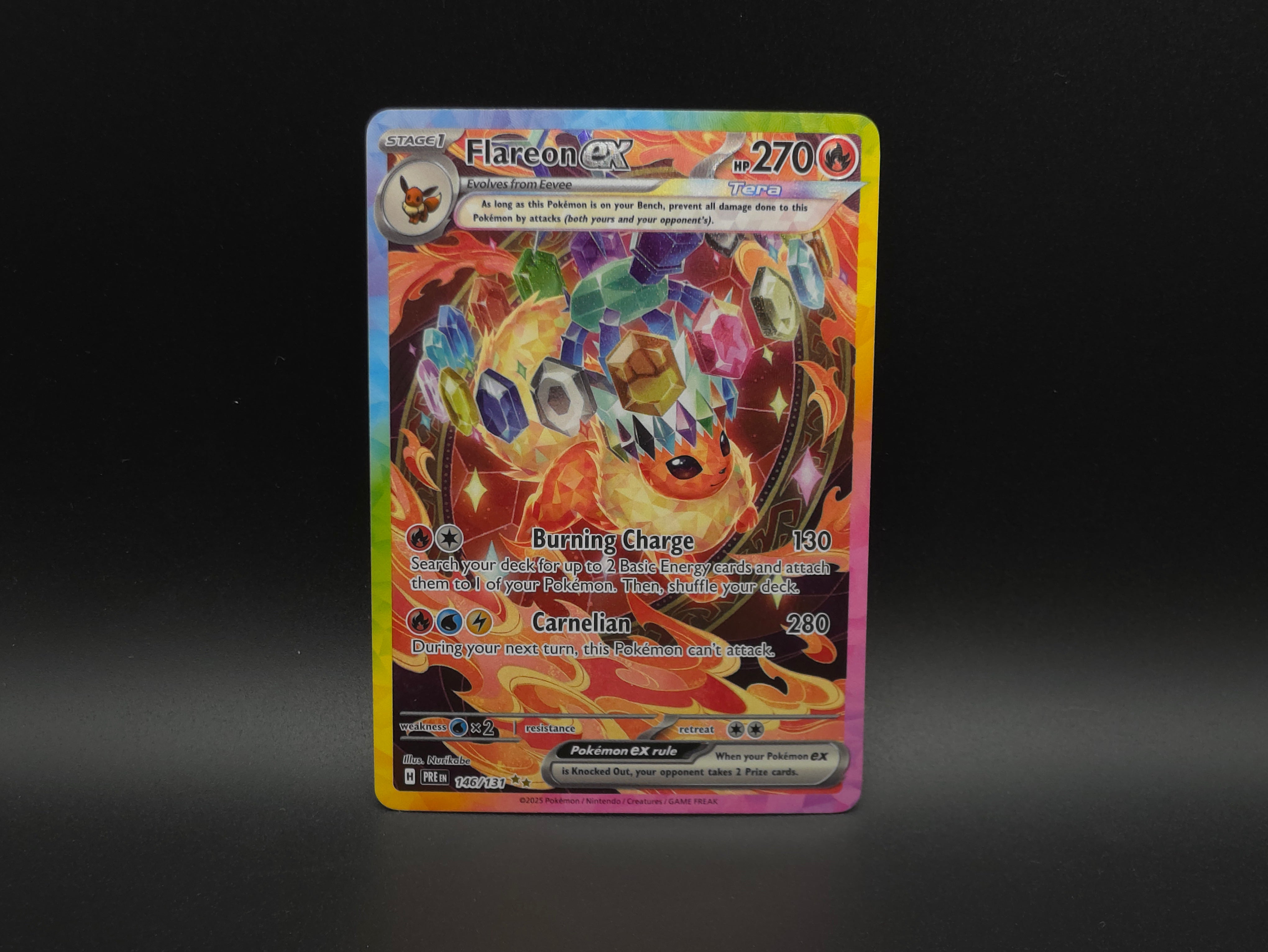 Flareon ex - 146/131 - Scarlet & Violet: Prismatic Evolutions - Pokémon TCG