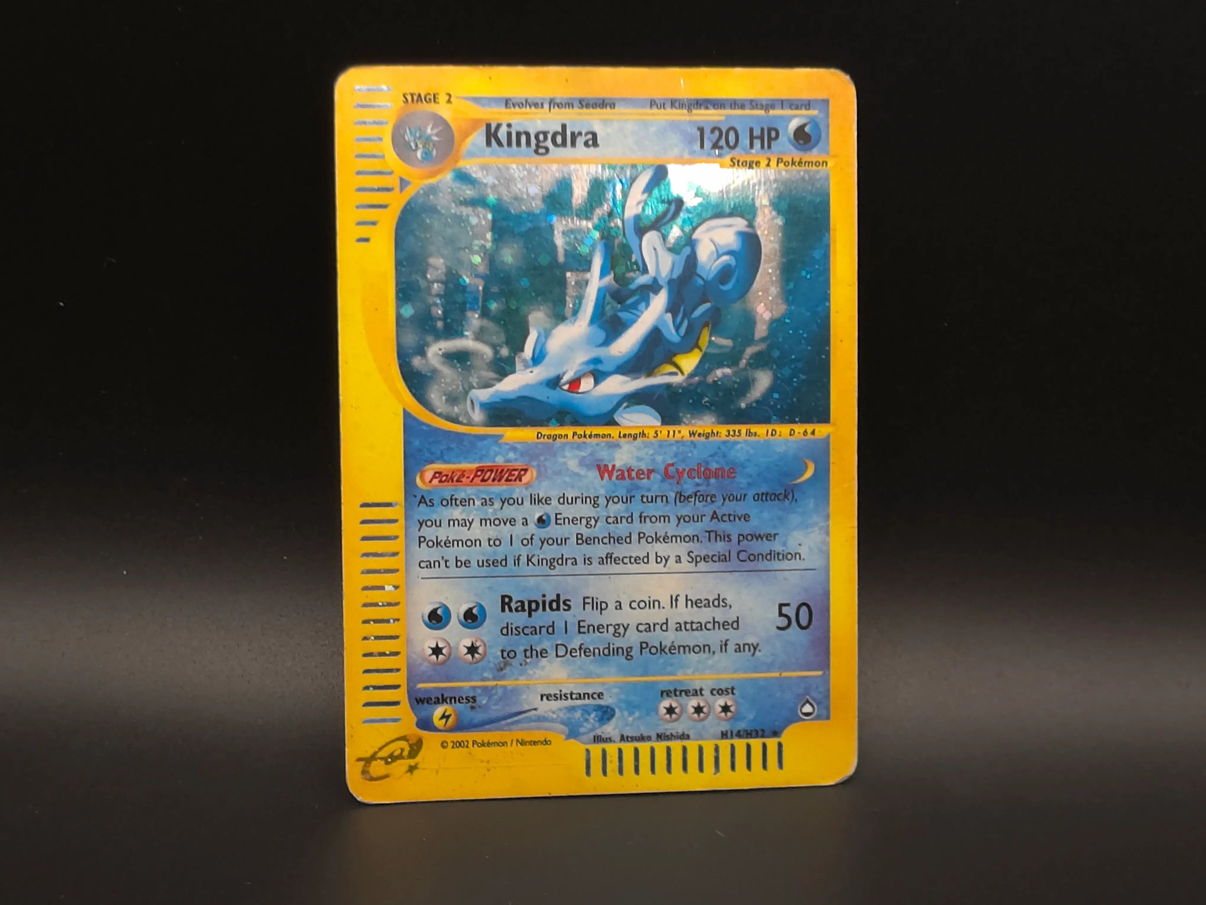Kingdra H14/H32 - Holo - WoTC: Aquapolis - Pokémon TCG