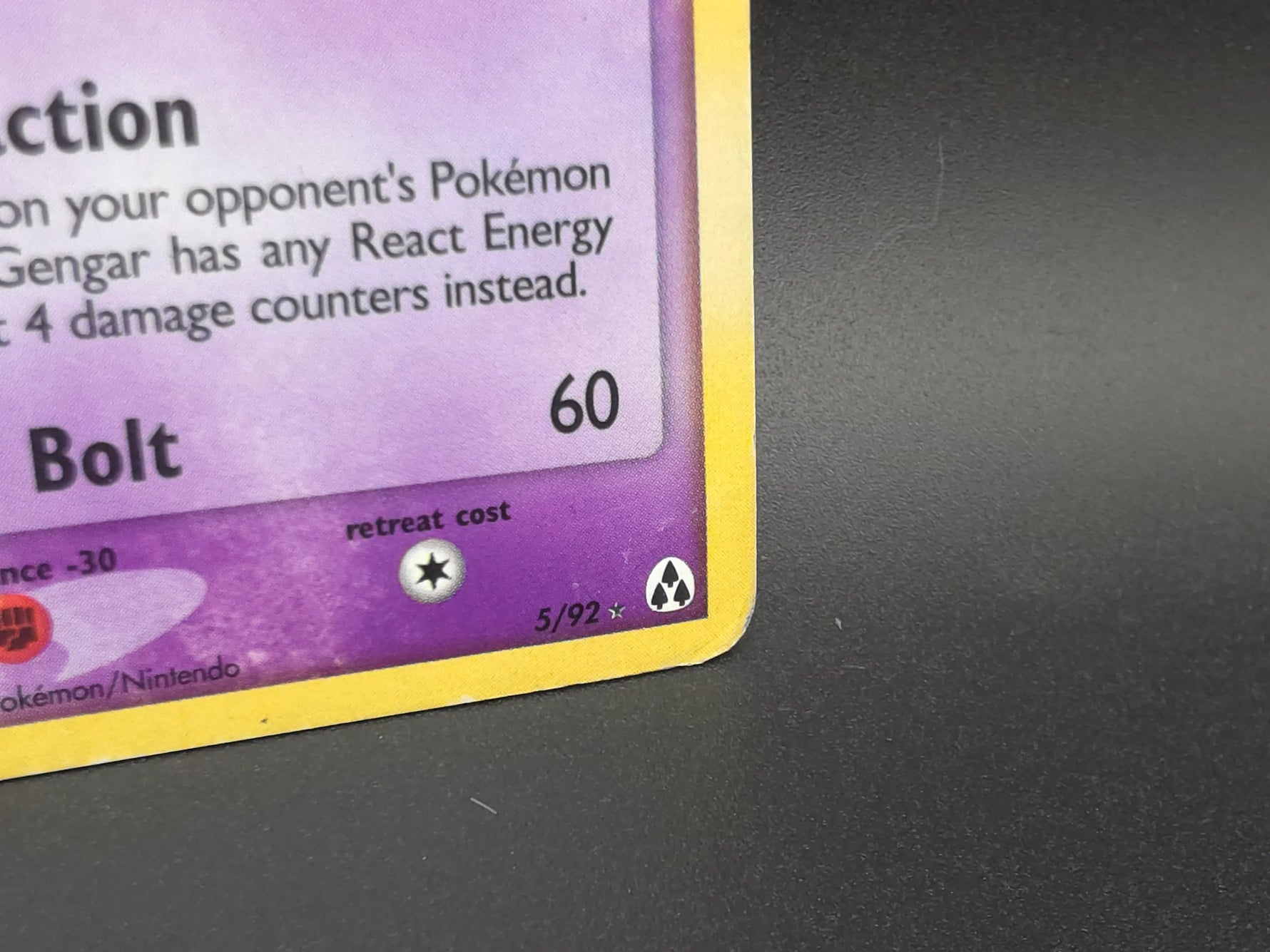 Gengar - 5/92 - Holo - EX Ruby & Sapphire: Legend Maker - Pokémon TCG
