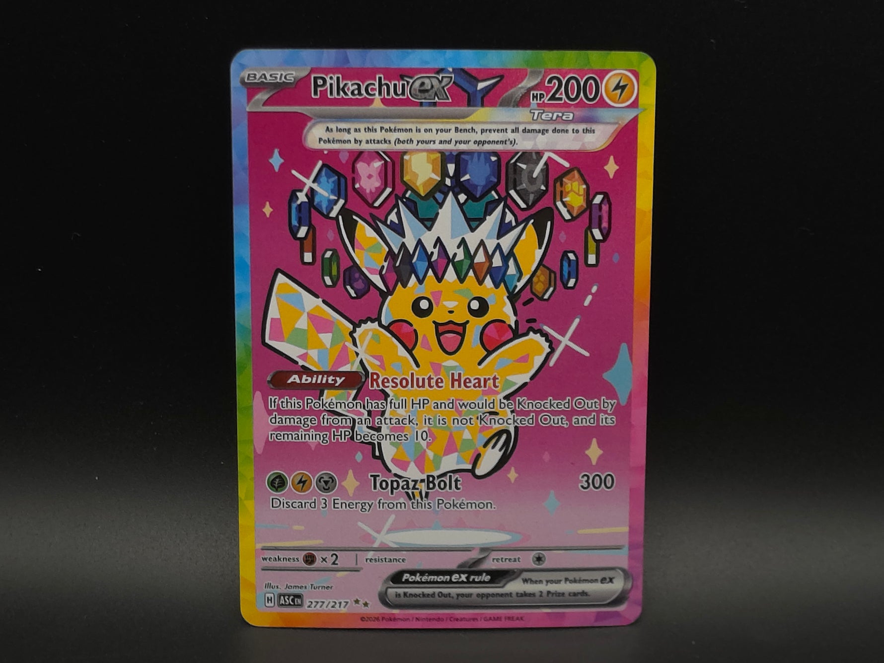 Pikachu ex - 277/217 - Mega Evolutions: Ascended Heroes - Pokémon TCG