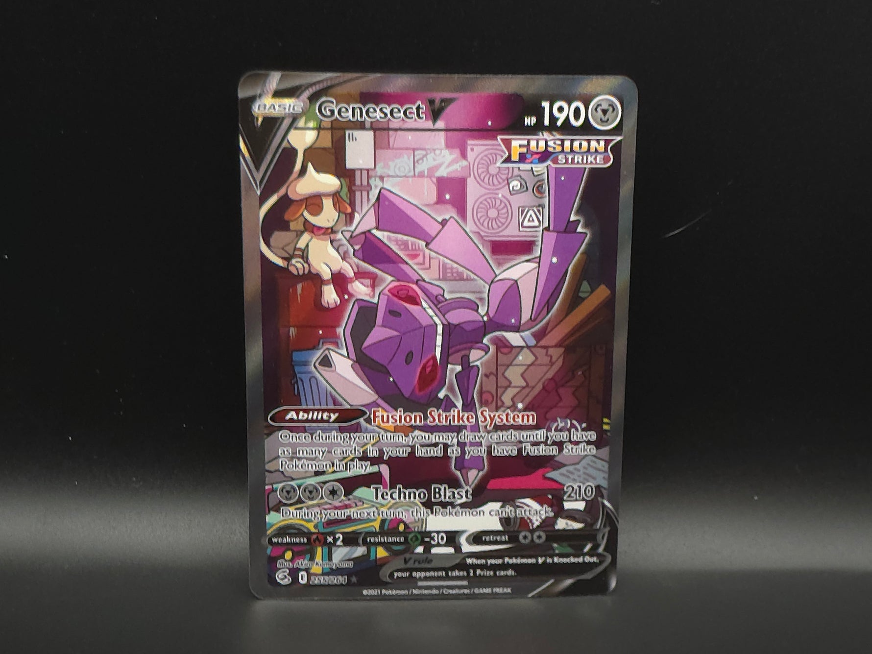 Genesect V - 255/264 - Sword & Shield: Fusion Strike - Pokémon TCG