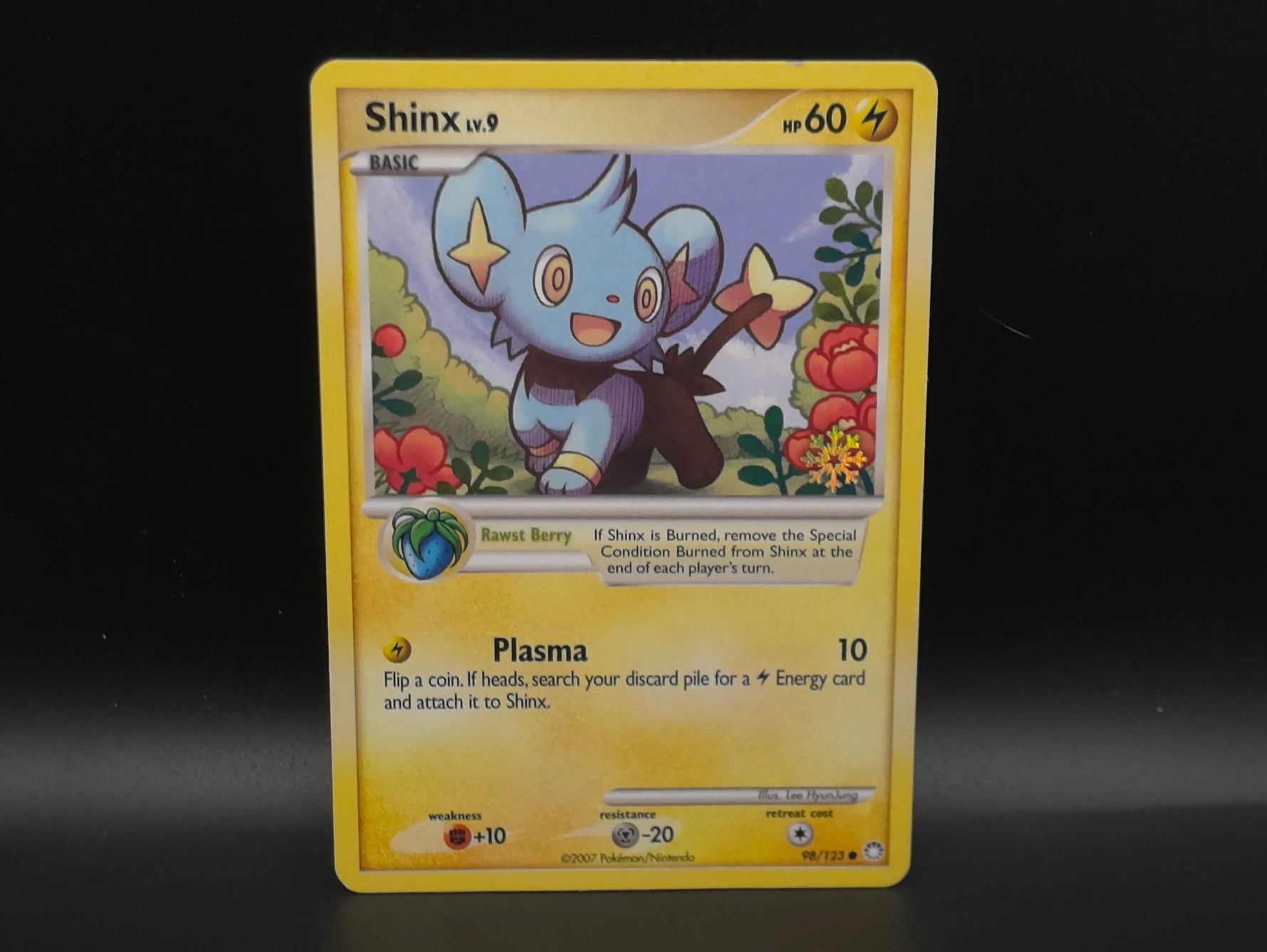 Shinx - 98/123 - Snowflake Stamped - Diamond & Pearl: Mysterious Treasures - Pokémon TCG (Kopia)