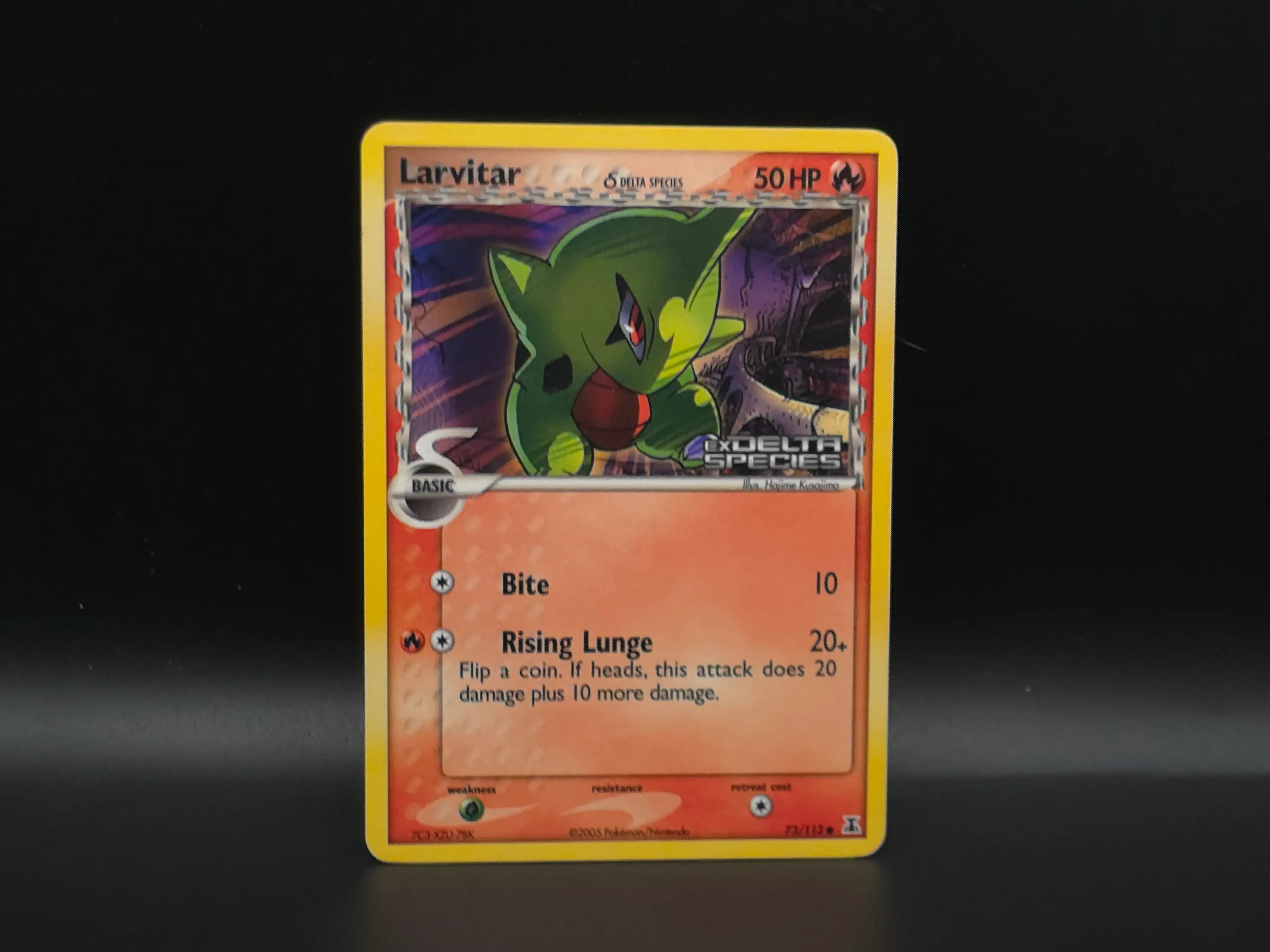 Larvitar - 117/147 - Donald Duck & Friends Promo - EX Ruby & Sapphire: EX Delta Species - Pokémon TCG