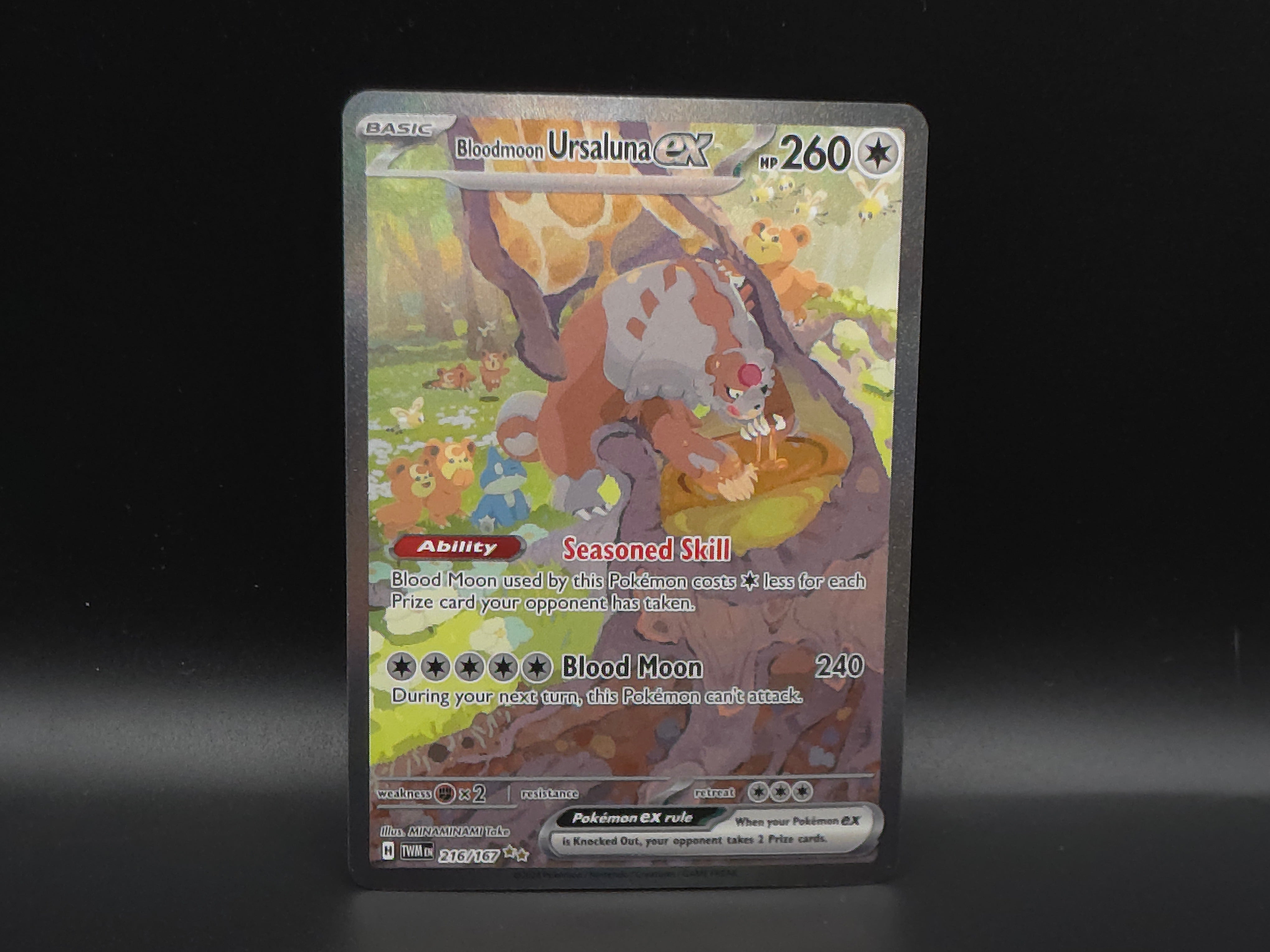 Bloodmoon Ursaluna ex - 216/167 - Scarlet & Violet: Twilight Masquerade - Pokémon TCG