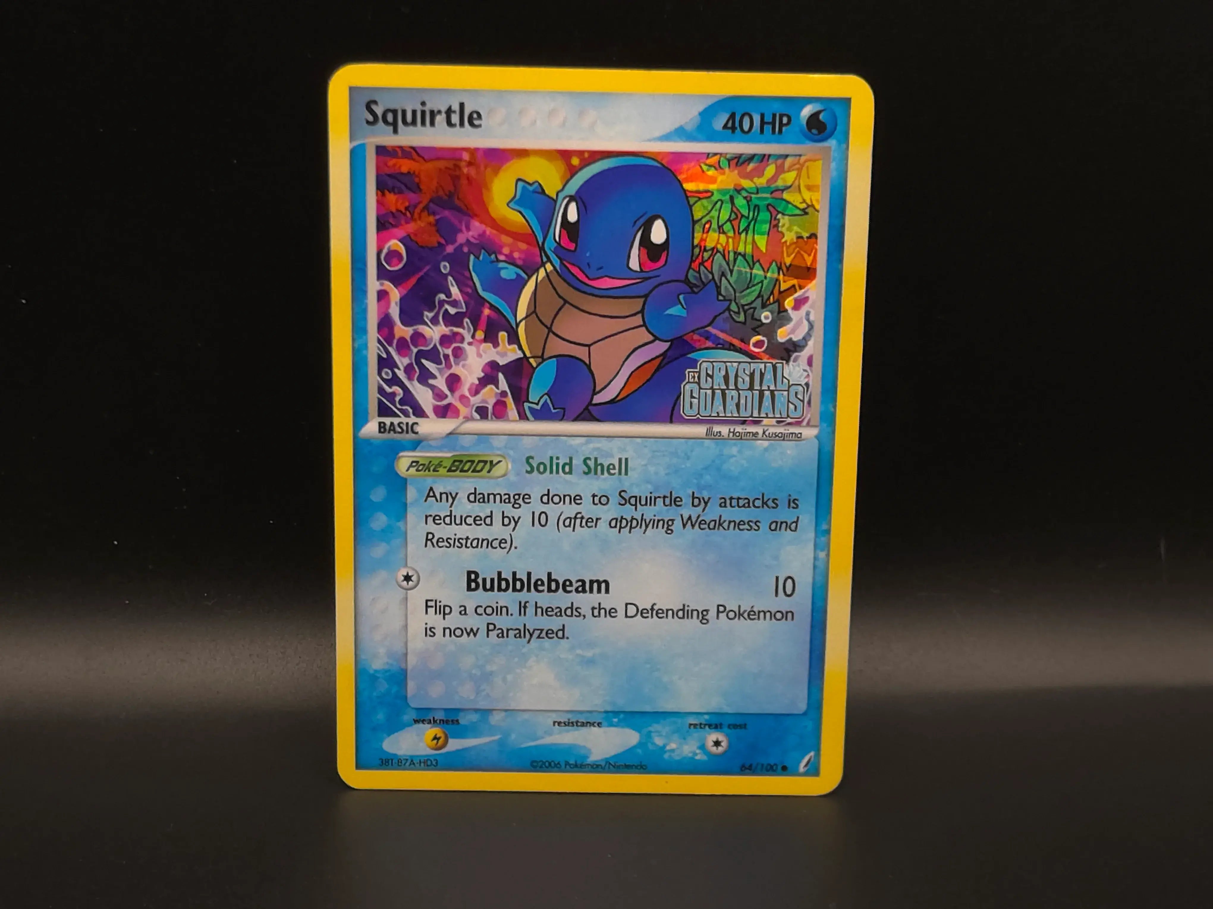 Squirtle - 64/100 - Reverse Holo - EX Ruby & Sapphire: EX Crystal Guardians - Pokémon TCG