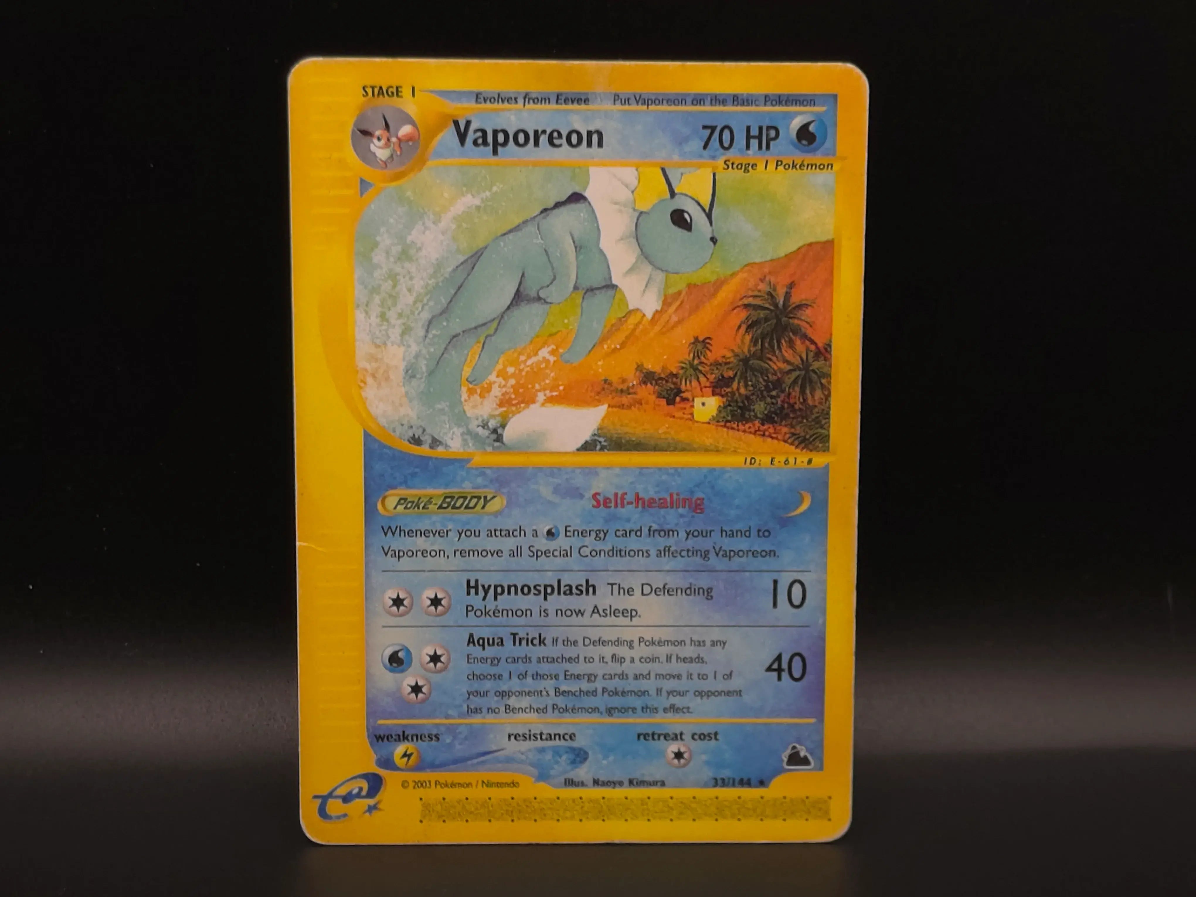 Vaporeon - 33/144 - WotC: Skyridge - Pokémon TCG