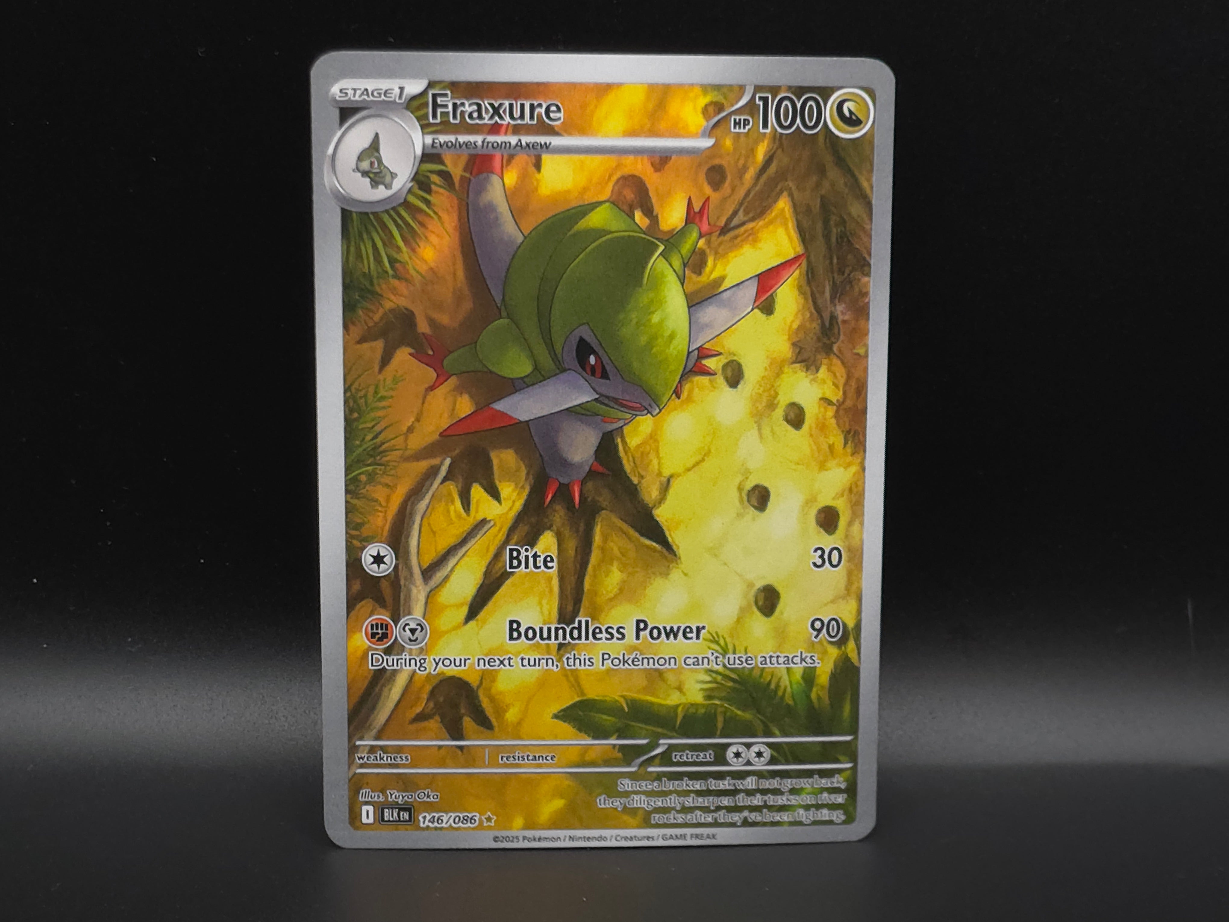 Fraxure - 146/086 - Scarlet & Violet: Bklack Bolt - Pokémon TCG