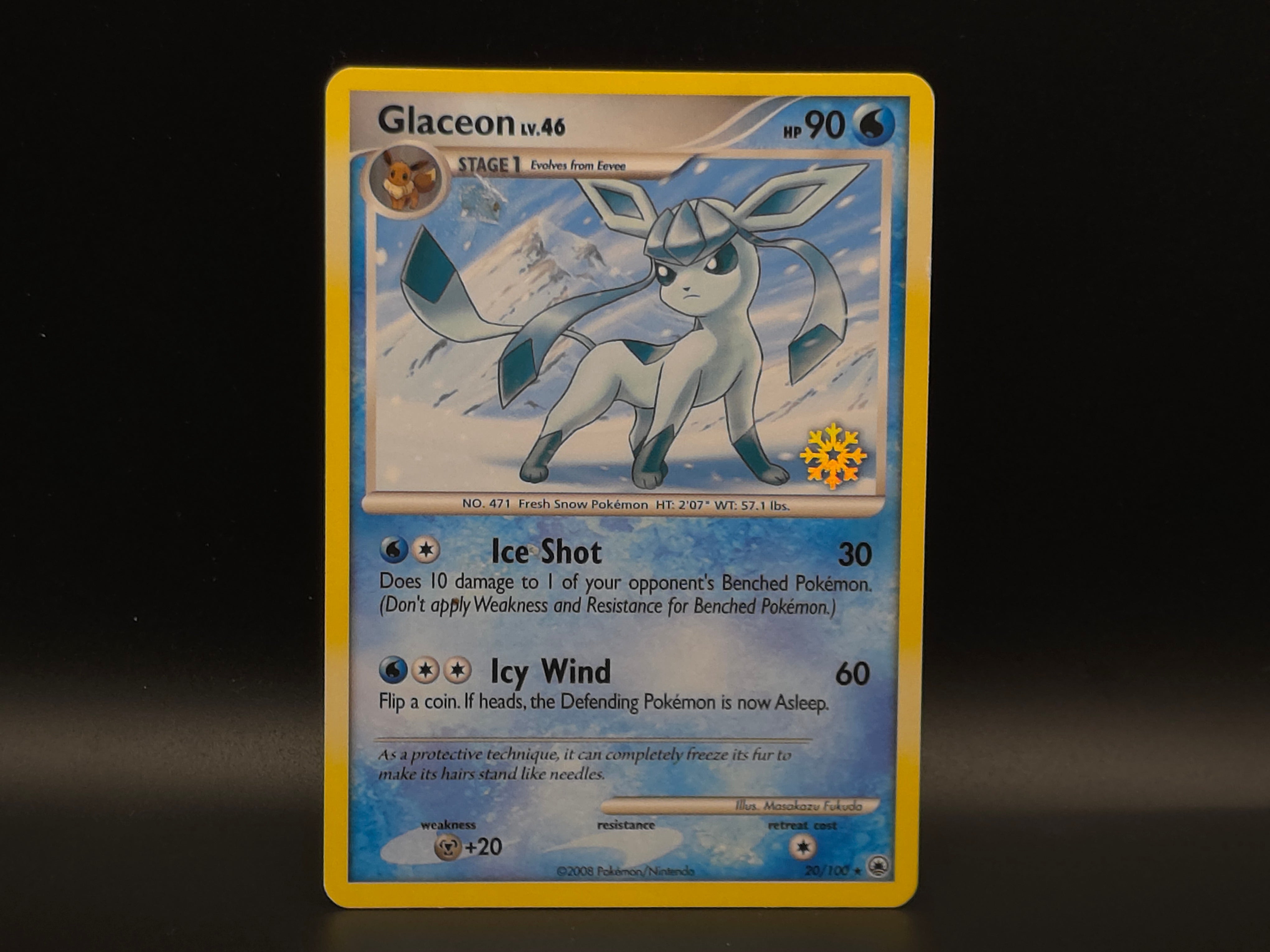 Glaceon - 20/100 - Countdown Calendar Promos - Diamond & Pearl: Majestic Dawn - Pokémon TCG