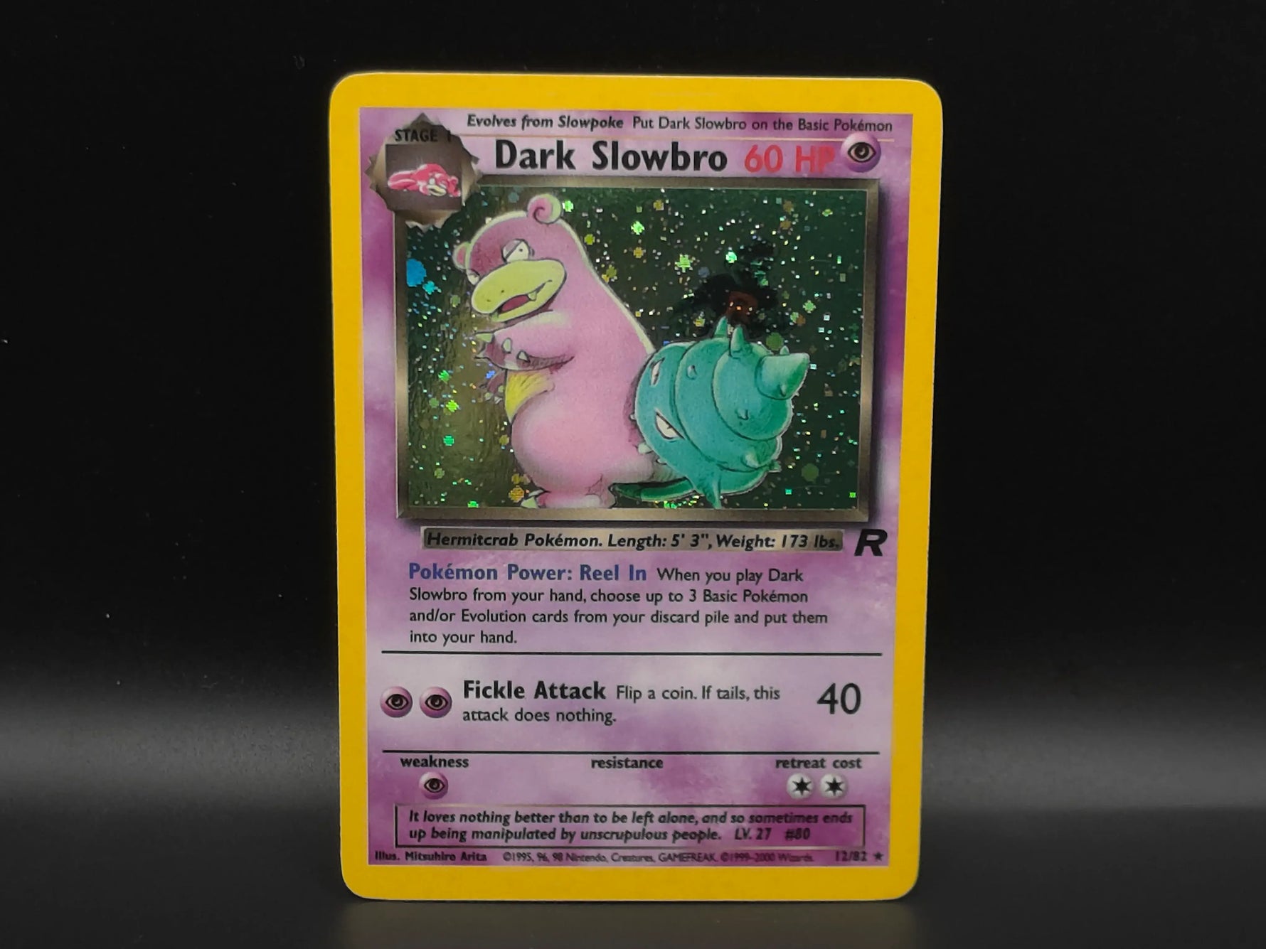 Dark Slowbro - 12/82 - Holo - WoTC: Team Rocket - Pokémon TCG