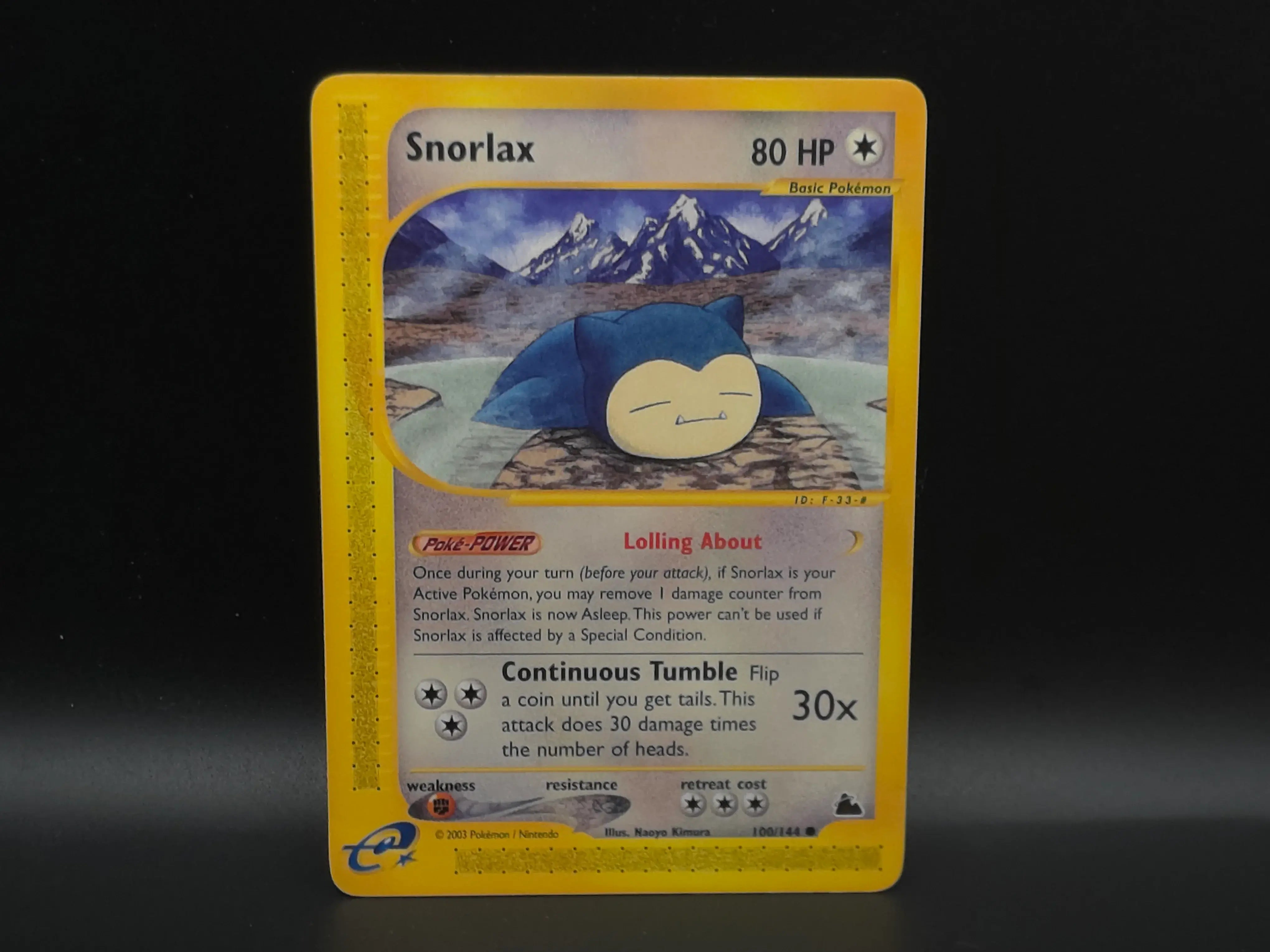 Snorlax - 100/144 - WotC: Skyridge - Pokémon TCG