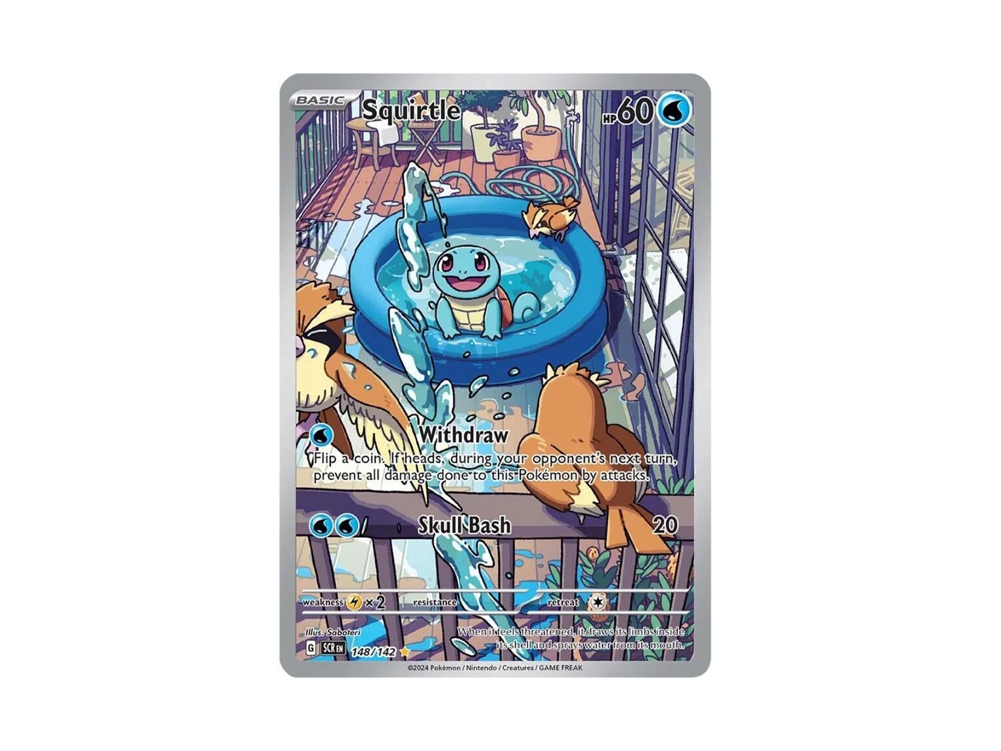 Squirtle 148/14 - SV07: Stellar Crown (SCR) - Pokemon TCG 