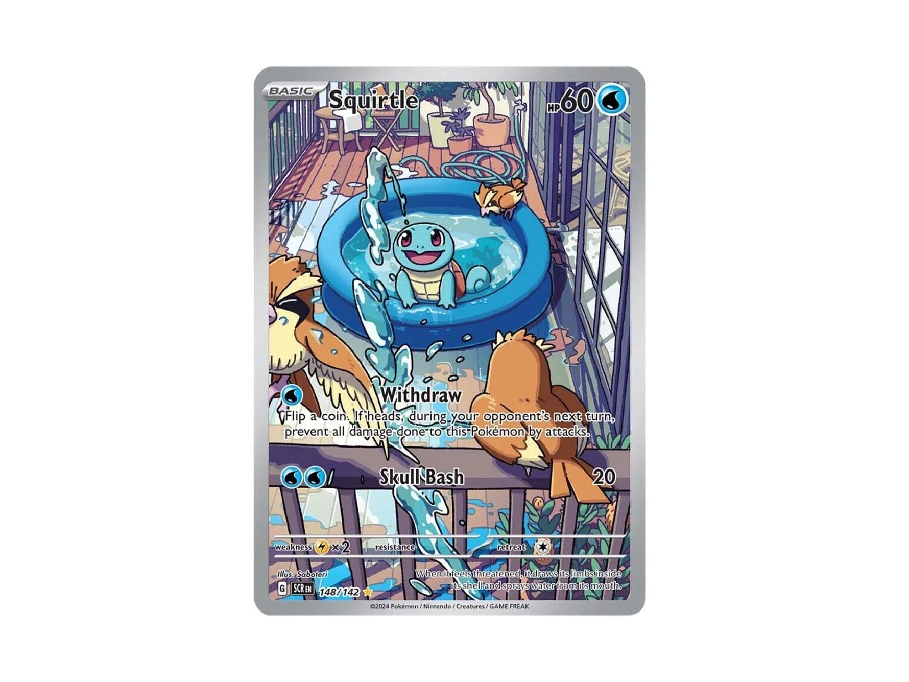 Squirtle 148/14 - SV07: Stellar Crown (SCR) - Pokemon TCG 