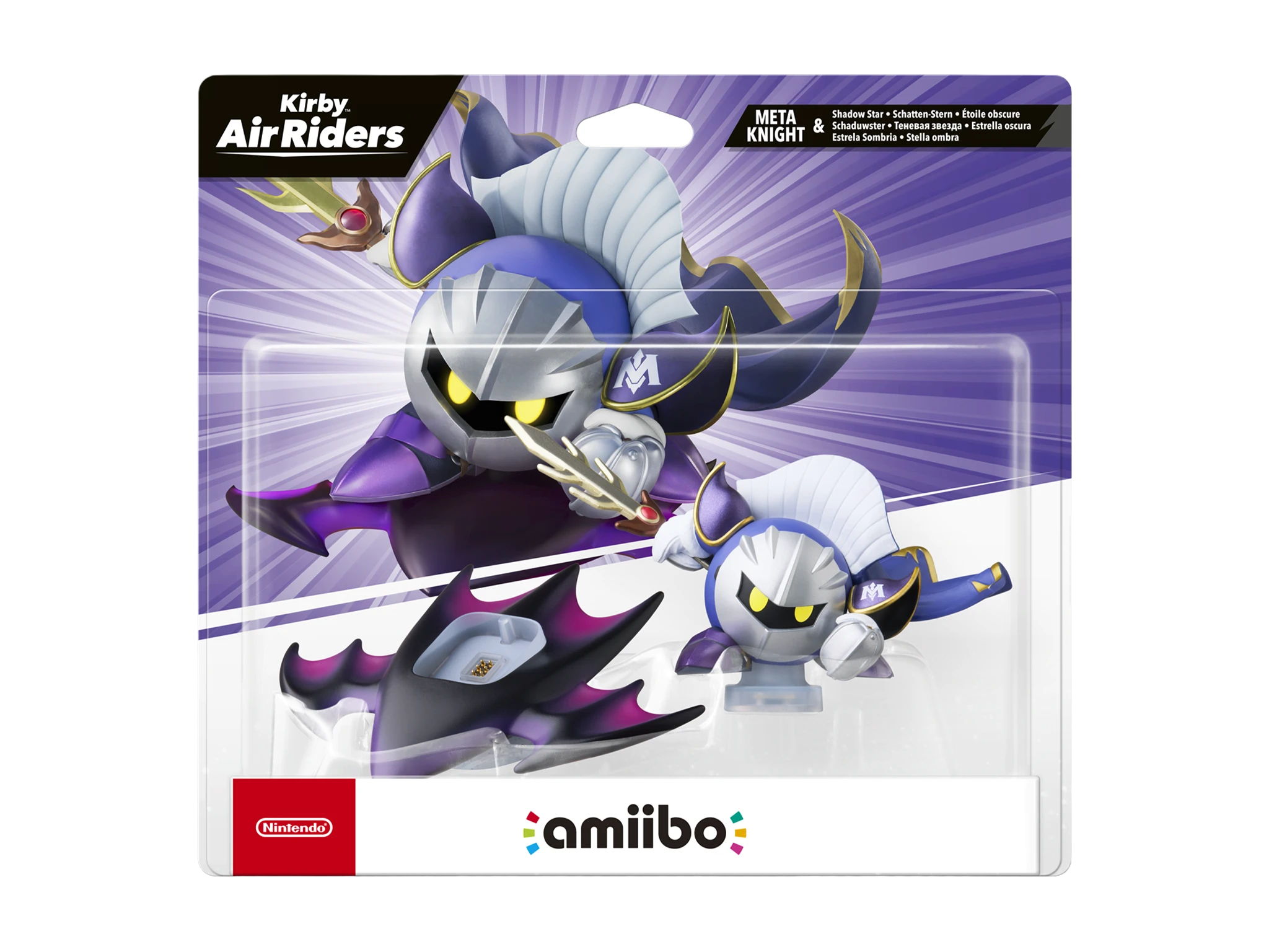 Amiibo Kirby Air Riders - Meta Knight & Shadow Star
