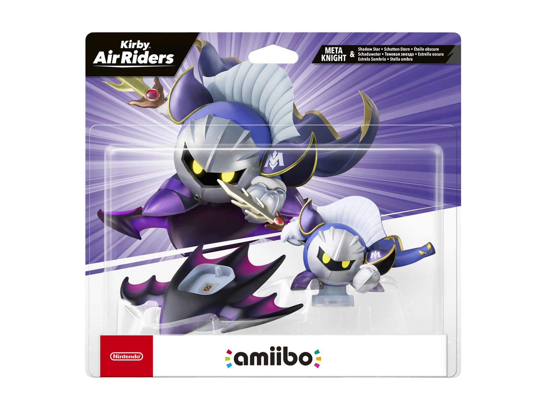 Amiibo Kirby Air Riders - Meta Knight & Shadow Star