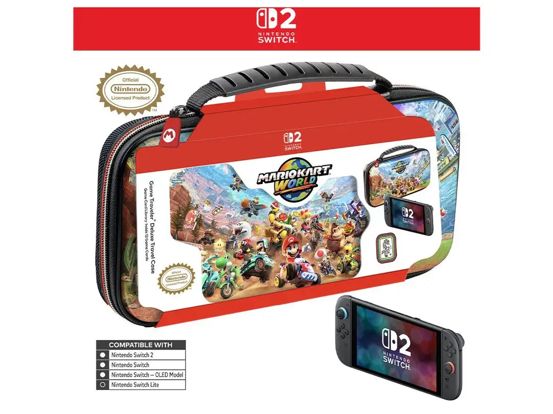 Deluxe Travel Case (Mario Kart World) - Nintendo Switch 2 - Pennybridge Collectibles