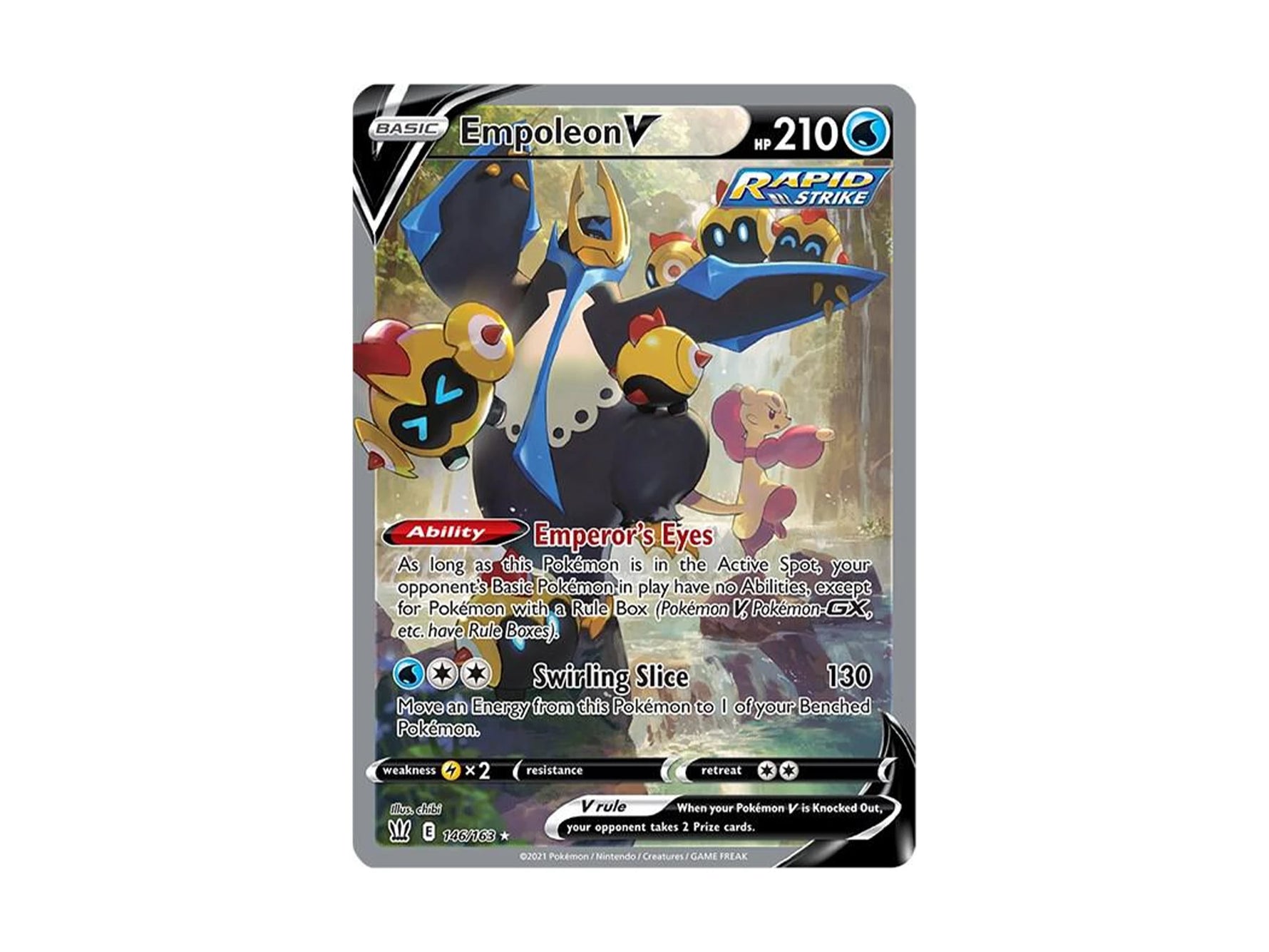 Empoleon V 146/163 (Alternate Full Art) - SWSH05: Battle Styles (SWSH05) - Pokémon TCG