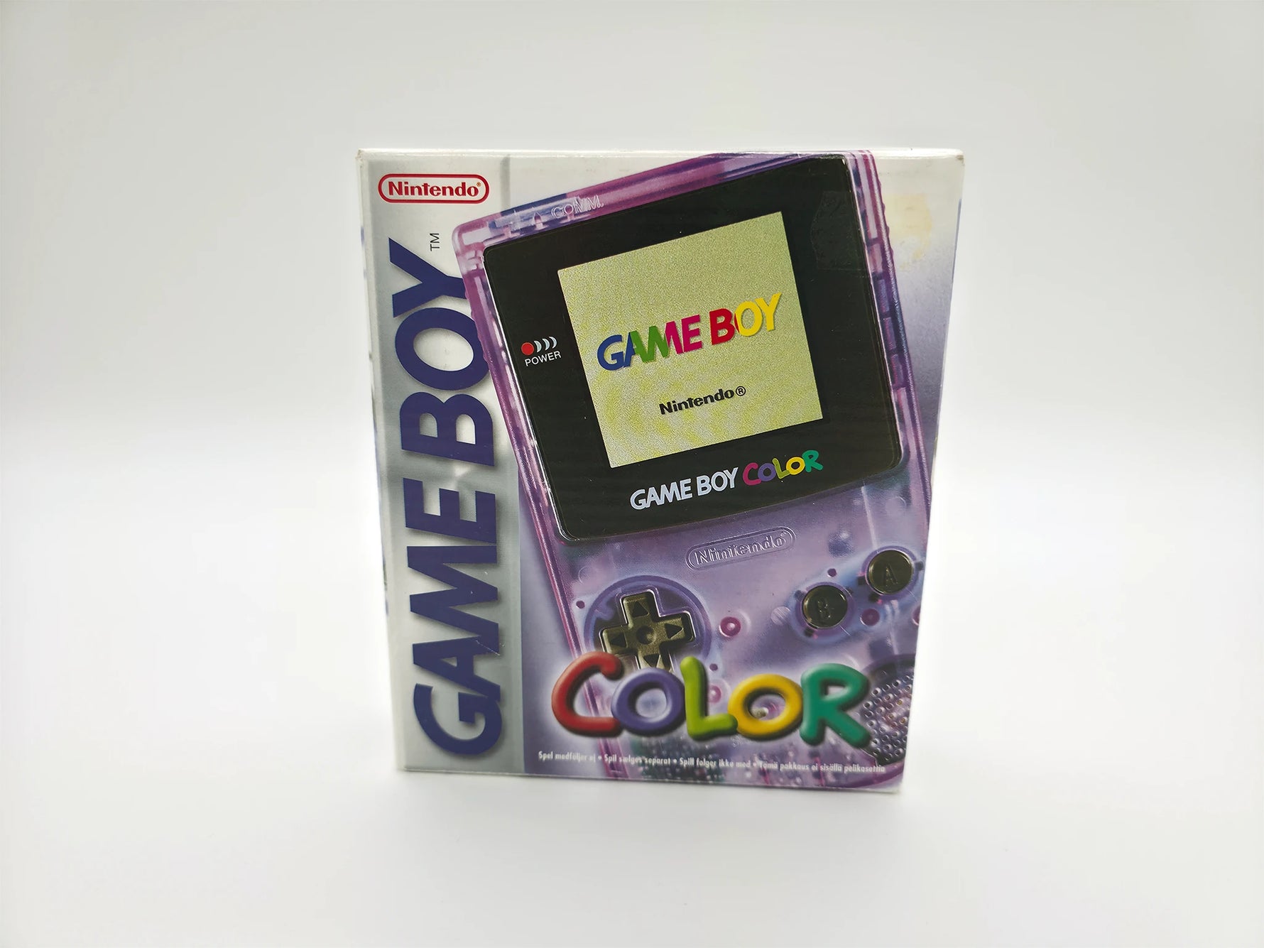 Game Boy Color Atomic Purple incl. charger (CIB)