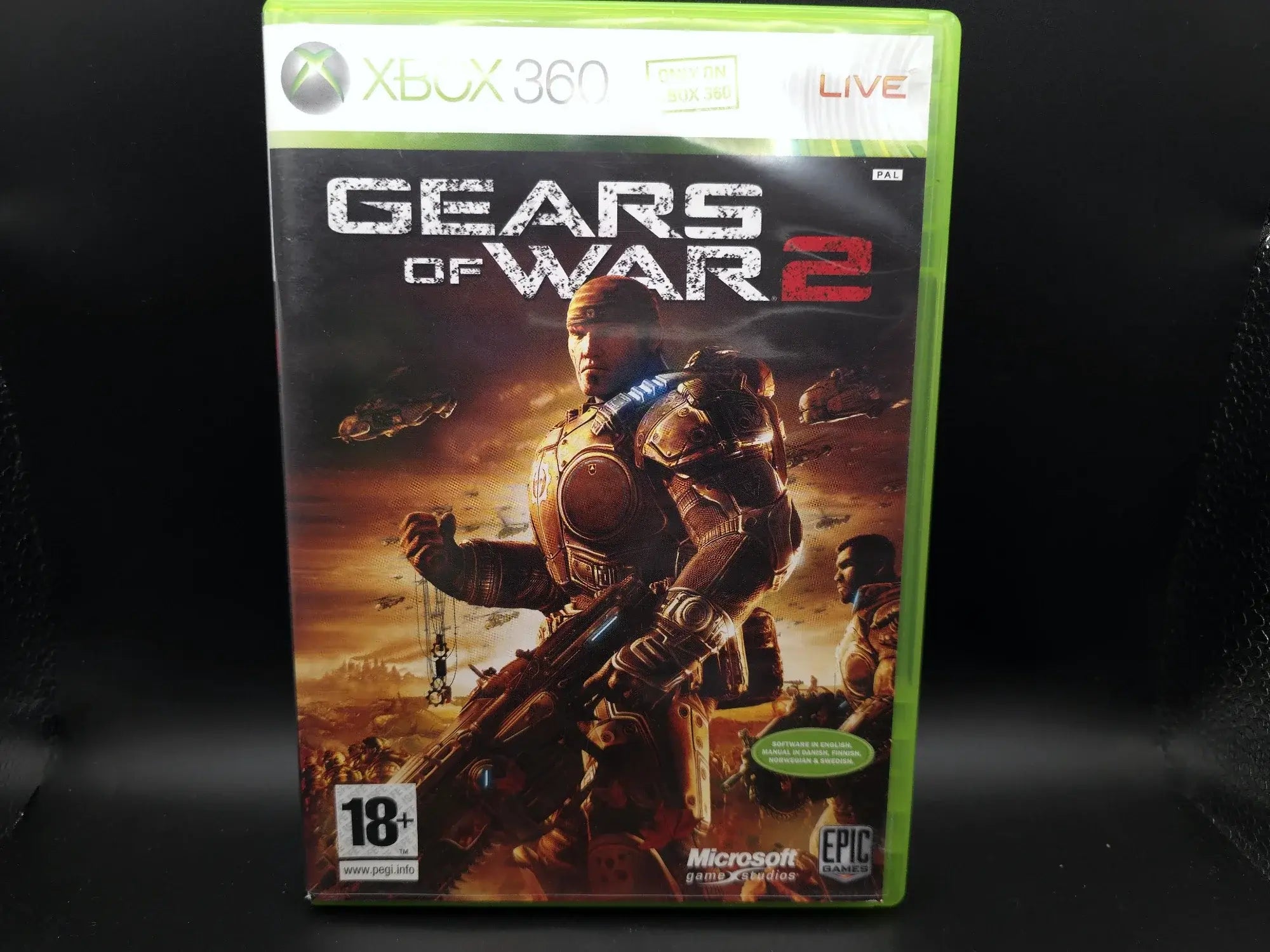 Gears of War 2 (Xbox 360) (PAL) (Nordic) (CIB) (Begagnat)