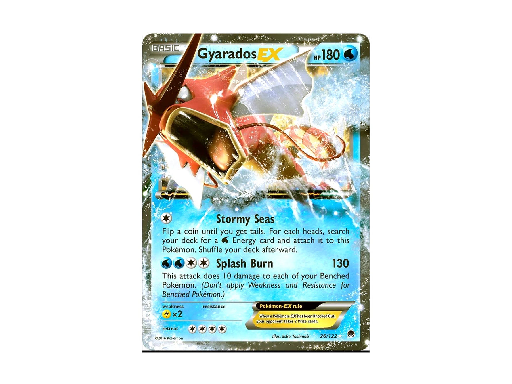 Gyarados EX - 26/122 - XY - BREAKpoint (BKP) Pokemon TCG (LP)