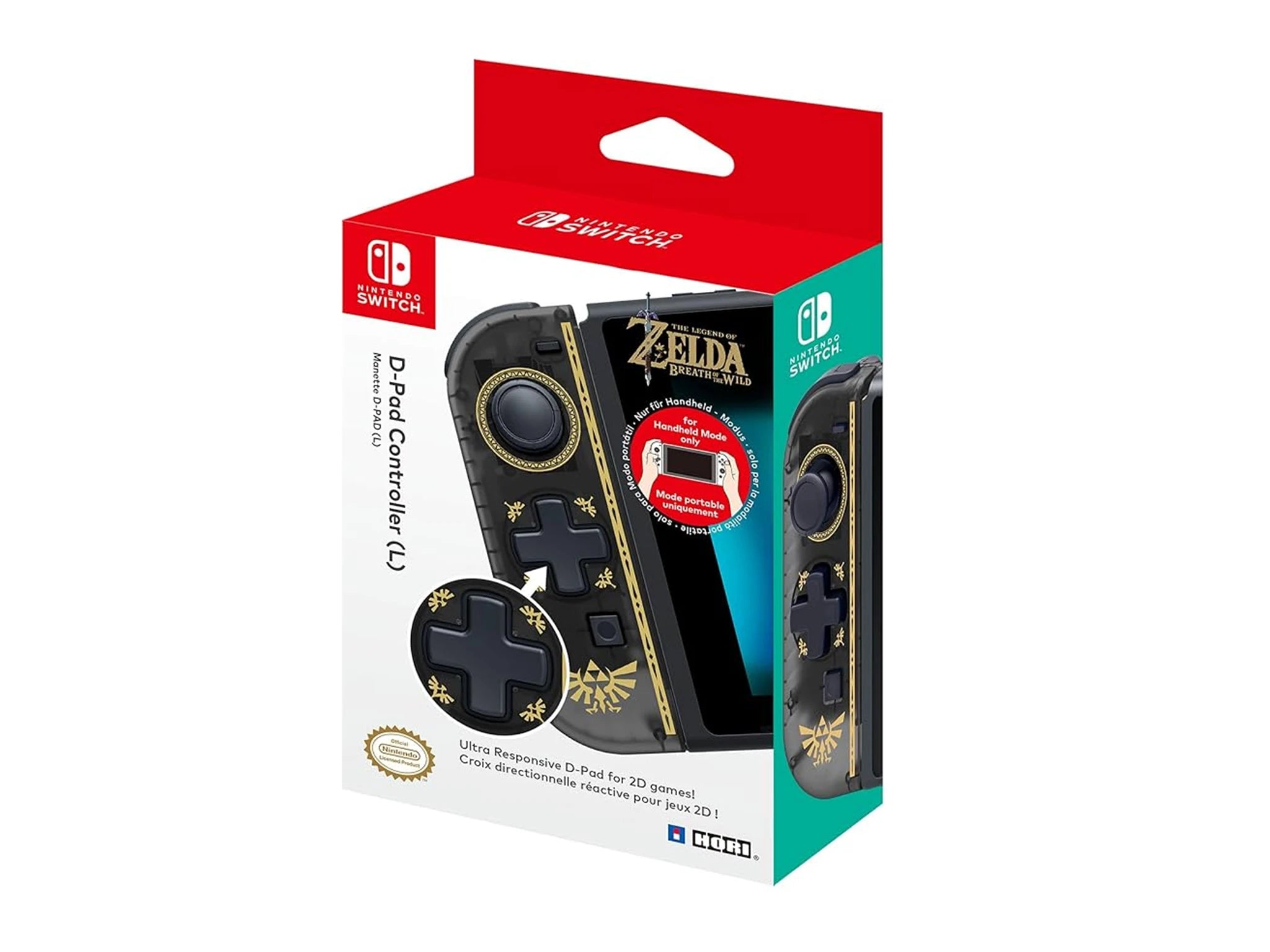 Hori D-Pad Controller (V) - The Legend of Zelda: Breath of the Wild (Nintendo Switch)