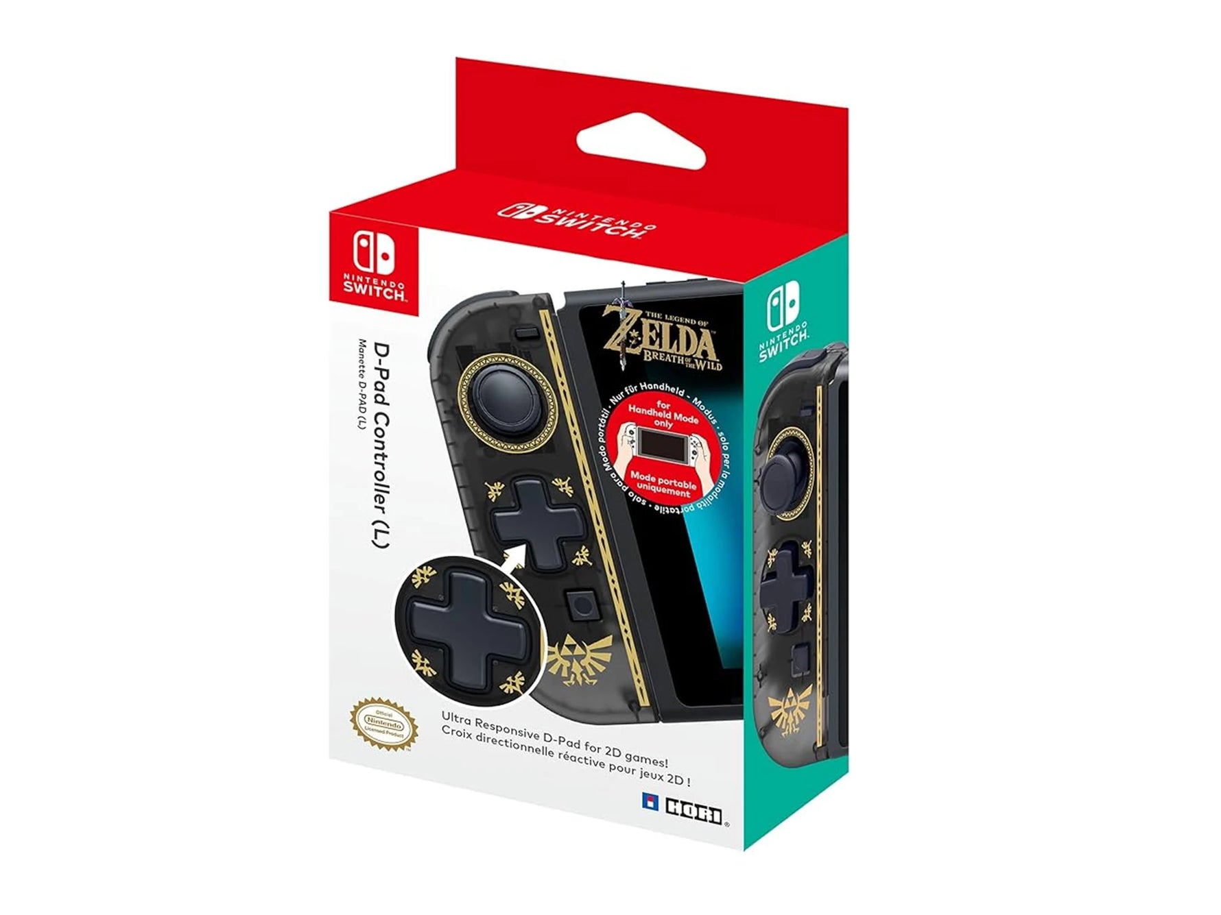 Hori D-Pad Controller (V) - The Legend of Zelda: Breath of the Wild (Nintendo Switch)