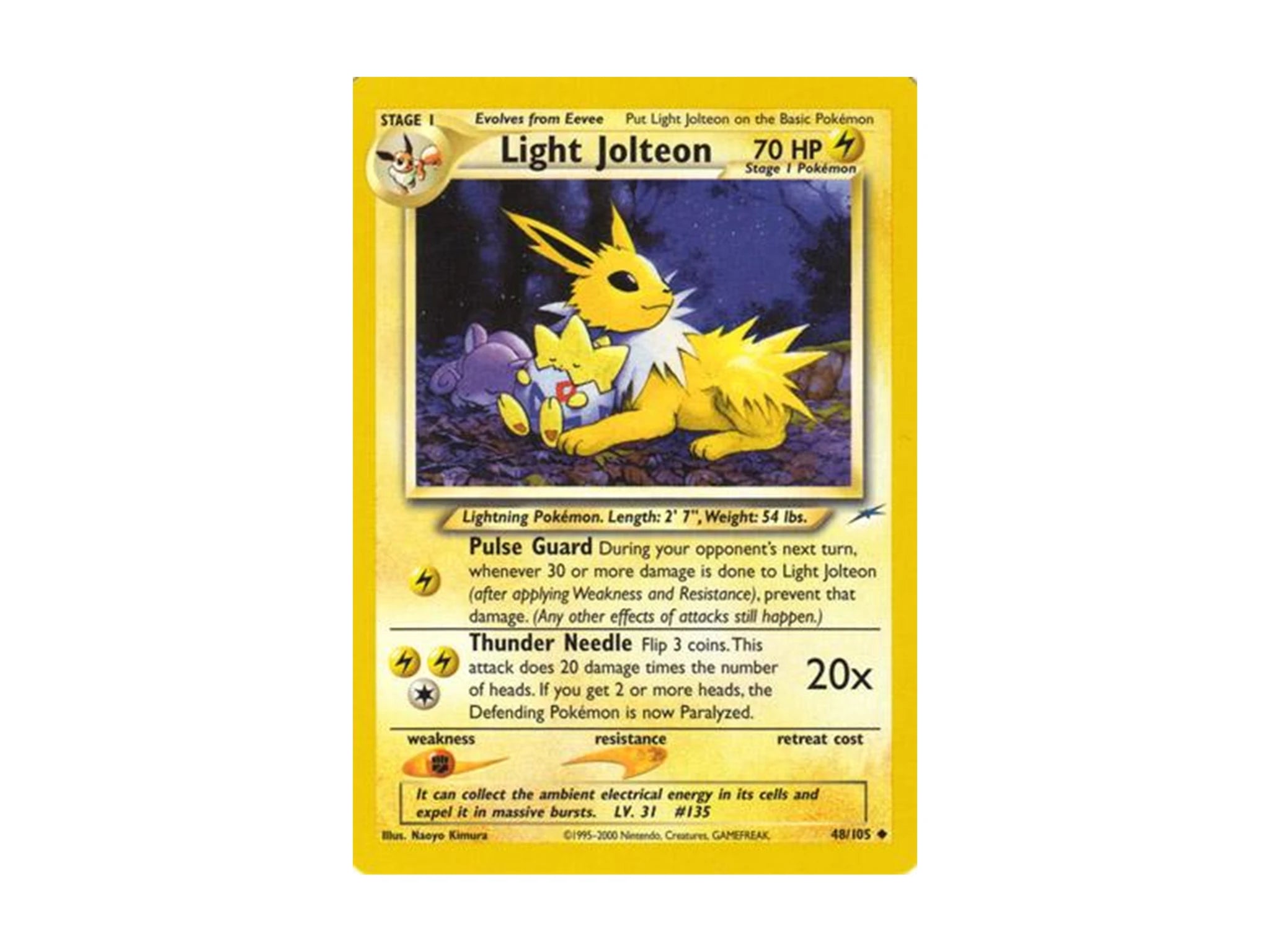 Light Jolteon 048/105 - Neo Destiny - Pokemon TCG
