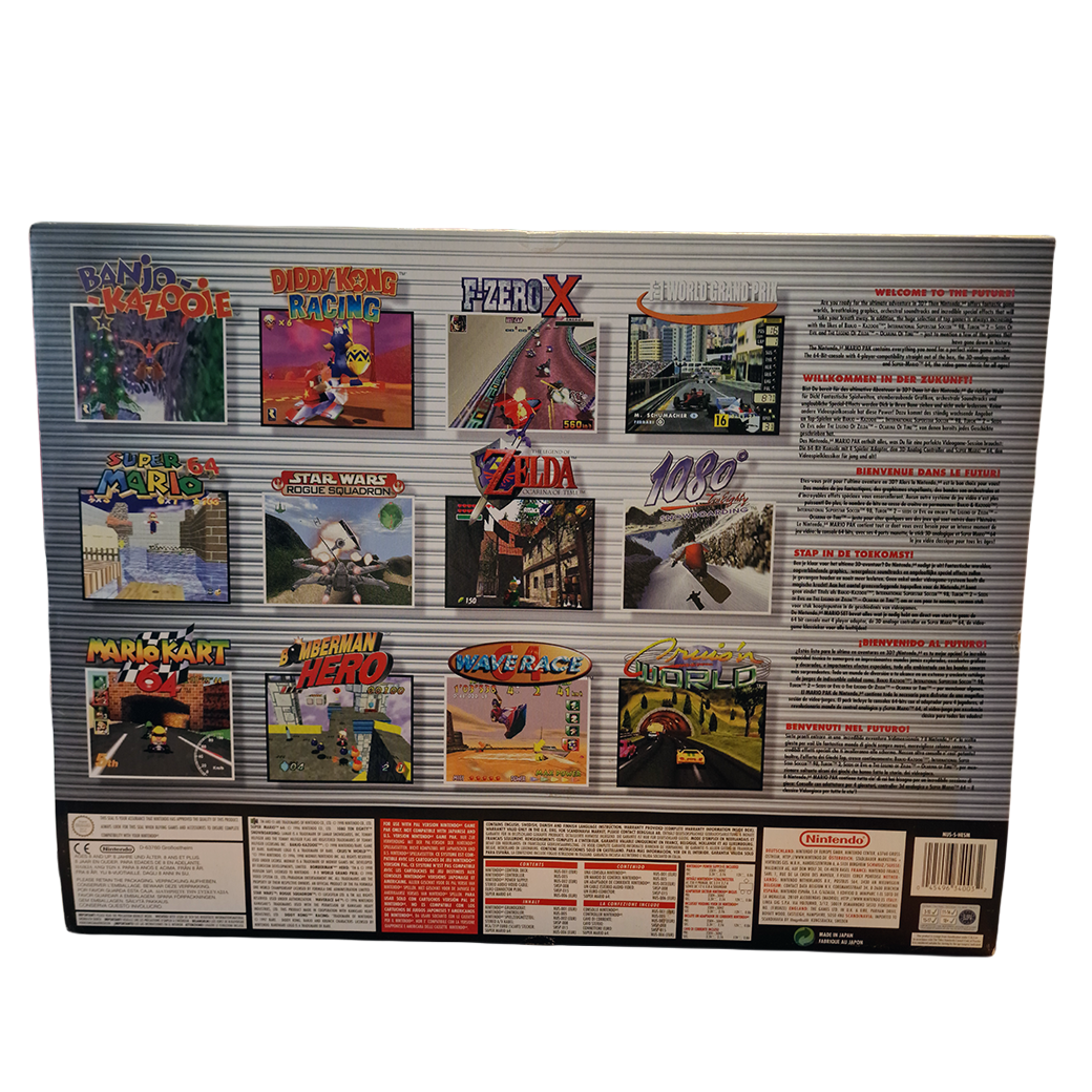 (N64) Nintendo 64 - Mario Pak (PAL, CIB, Label Copy)