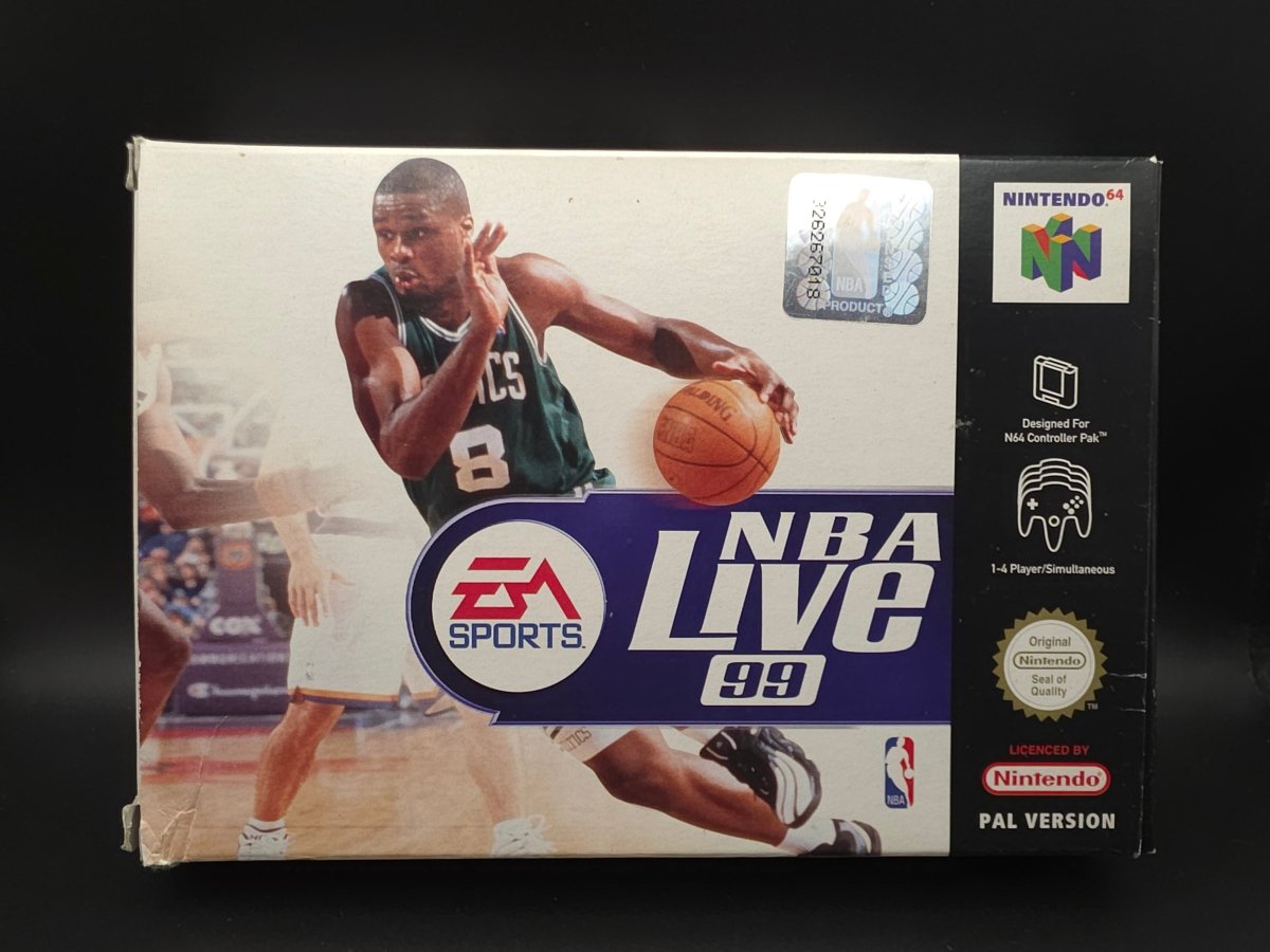 NBA Live 99 (N64) (PAL) (Komplett/CIB) (Begagnat) - Pennybridge Collectibles