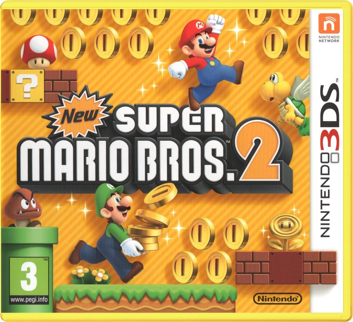 New Super Mario Bros. 2 (3DS) (PAL) (Saknar manual) (Begagnat) - Pennybridge Collectibles