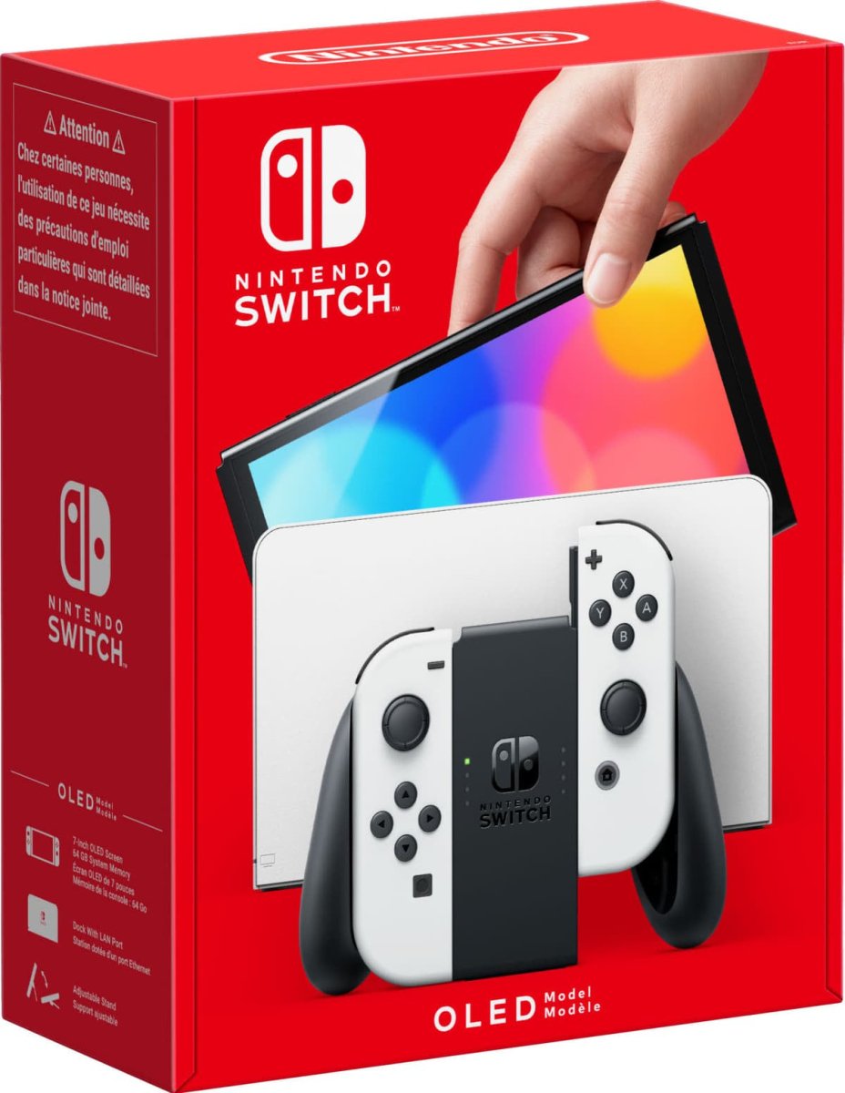 Nintendo Switch OLED (Vit) - Pennybridge Collectibles