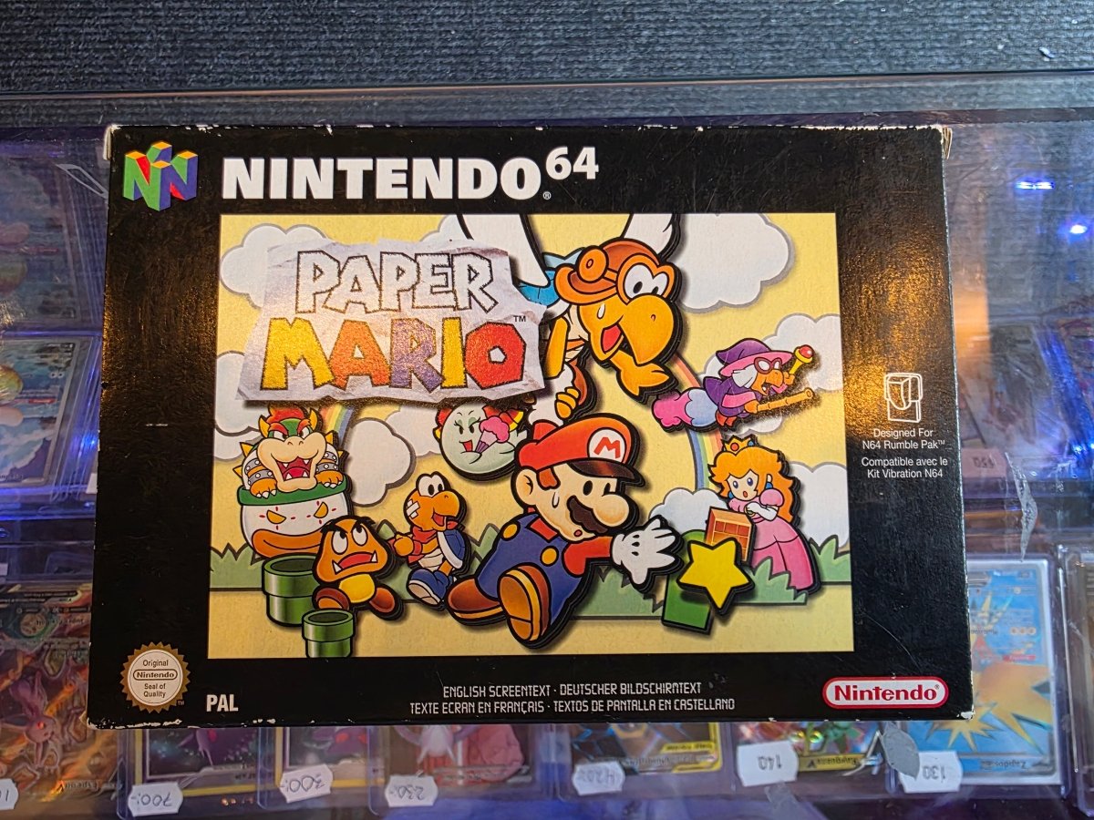 Paper Mario (N64) (PAL/EUR) (Komplett/CIB) (Begagnat) (VG) - Pennybridge Collectibles