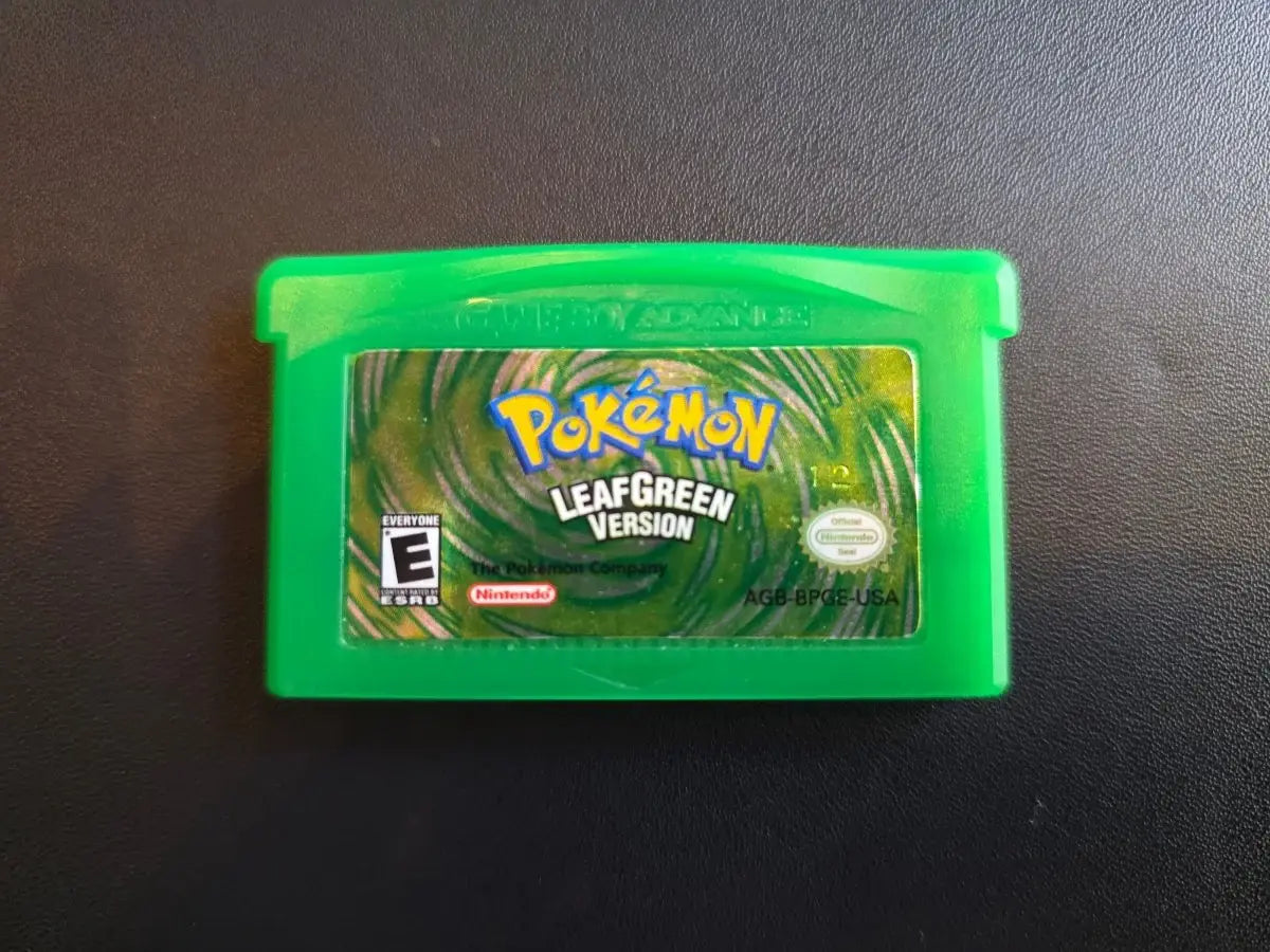 Pokémon LeafGreen - (GBA) (USA) (Regionsfri) (Endast kasett) (Begagnat) - Pennybridge Collectibles
