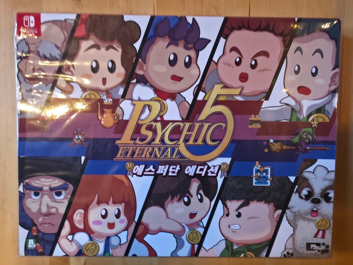 Psychic 5 Eternal - Esper Edition (Switch) (NTSC - J) (SEALED) (Begagnat) - Pennybridge Collectibles