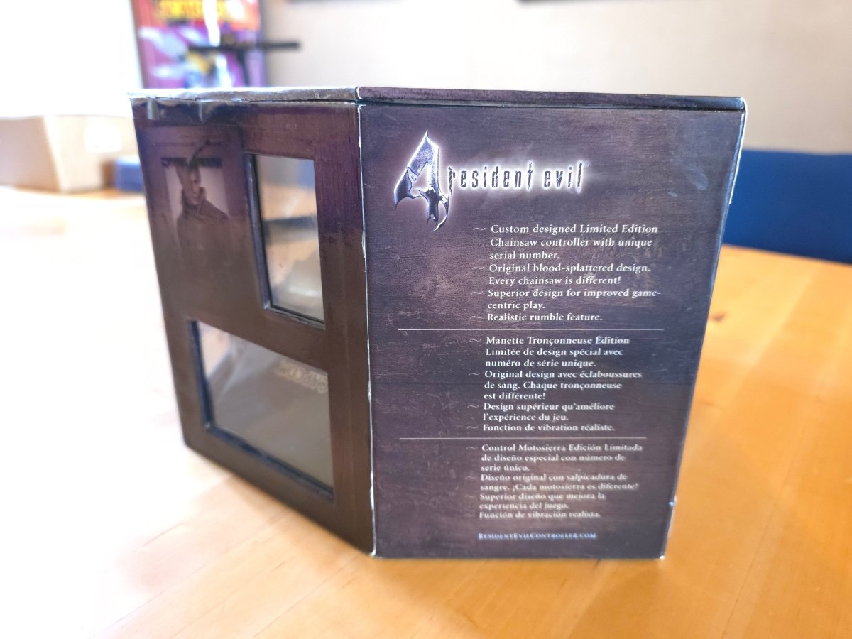 Resident Evil 4: Chainsaw Controller for GameCube (NGC) (PAL) (Komplett/CIB) (Begagnat) - Pennybridge Collectibles