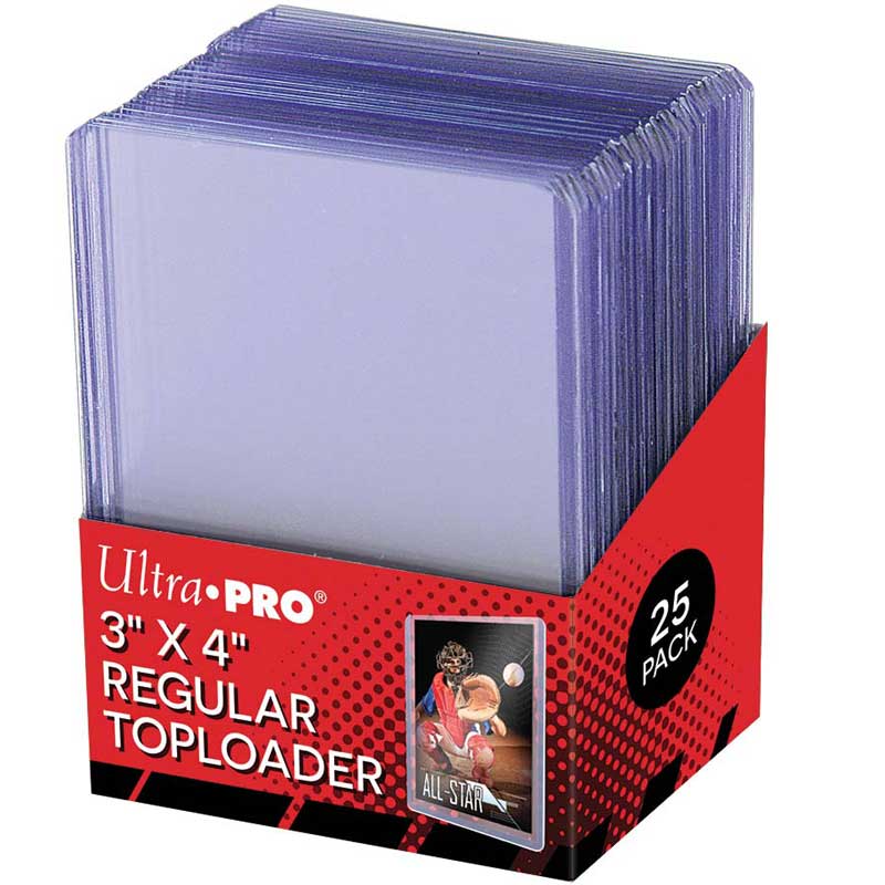 Ultra PRO: Regular Toploader 3x4 Clear - 25st