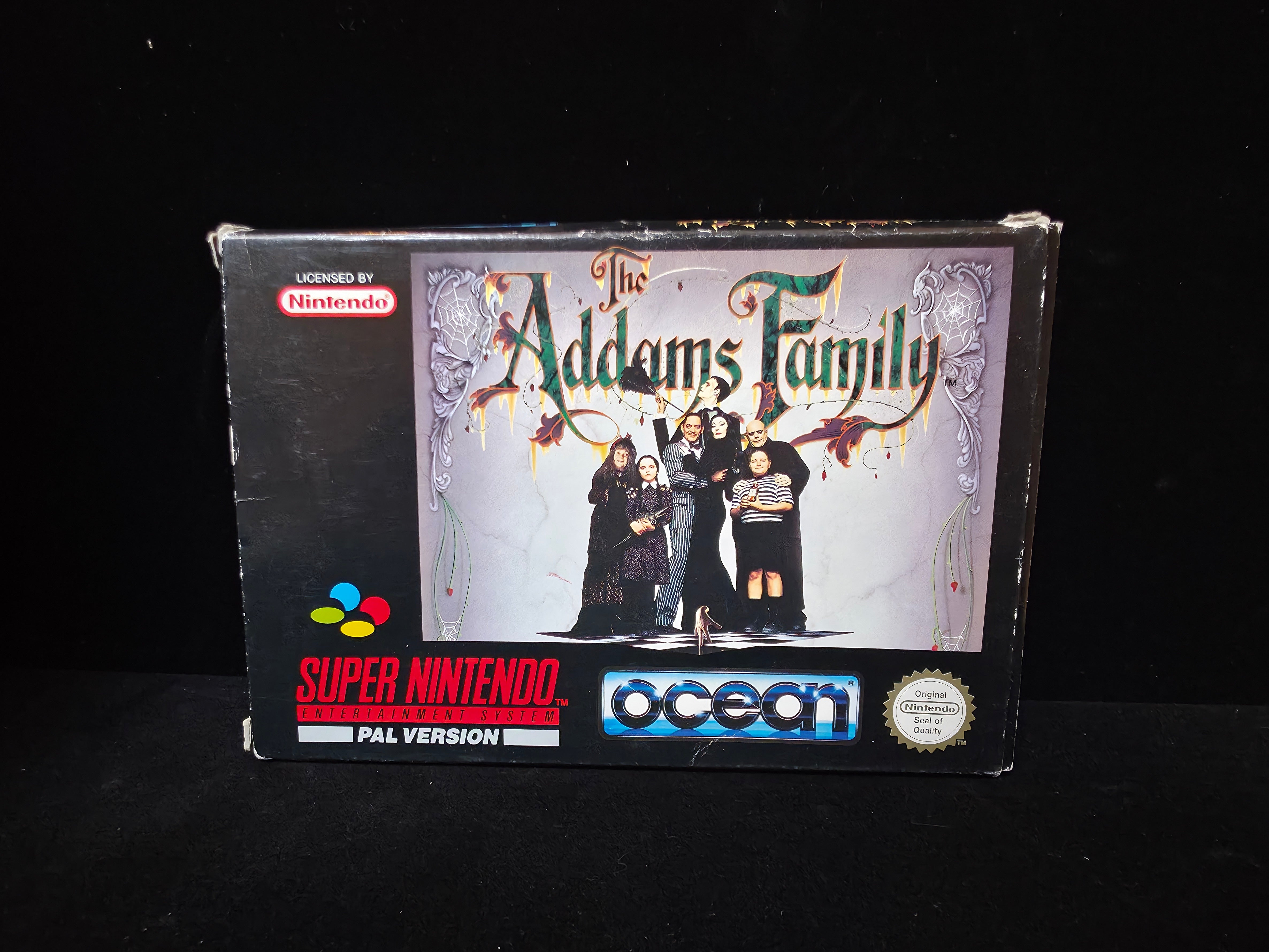 The Addams Family (SNES) (PAL/EUR) (Komplett/CIB) (Begagnat) (VG)