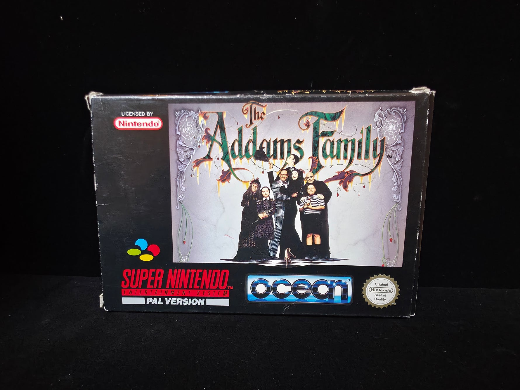 The Addams Family (SNES) (PAL/EUR) (Komplett/CIB) (Begagnat) (VG)