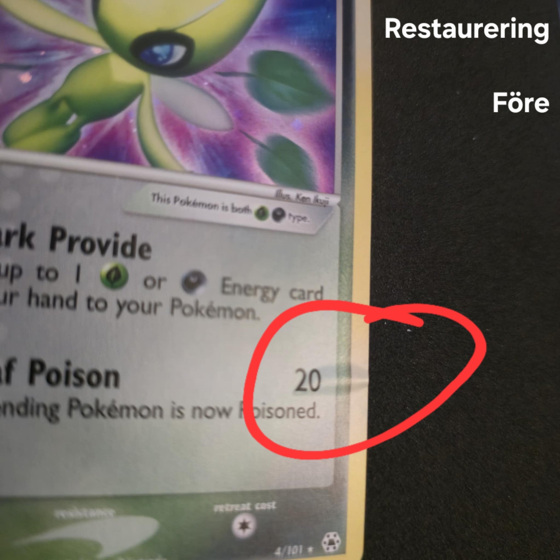 Restaurering av TCG-kort