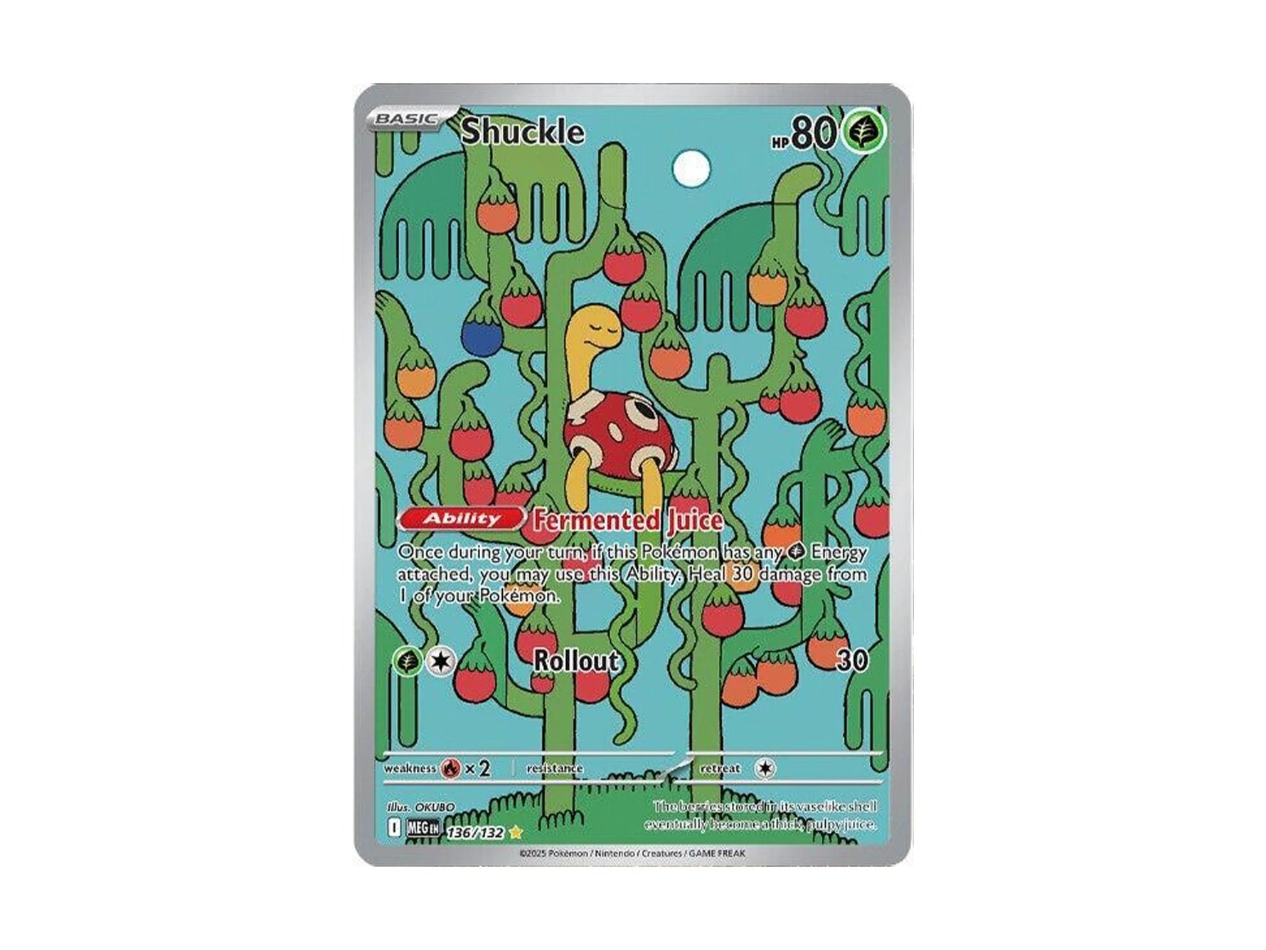 Shuckle - 136/132 - ME01: Mega Evolution (MEG) - Pokemon TCG 