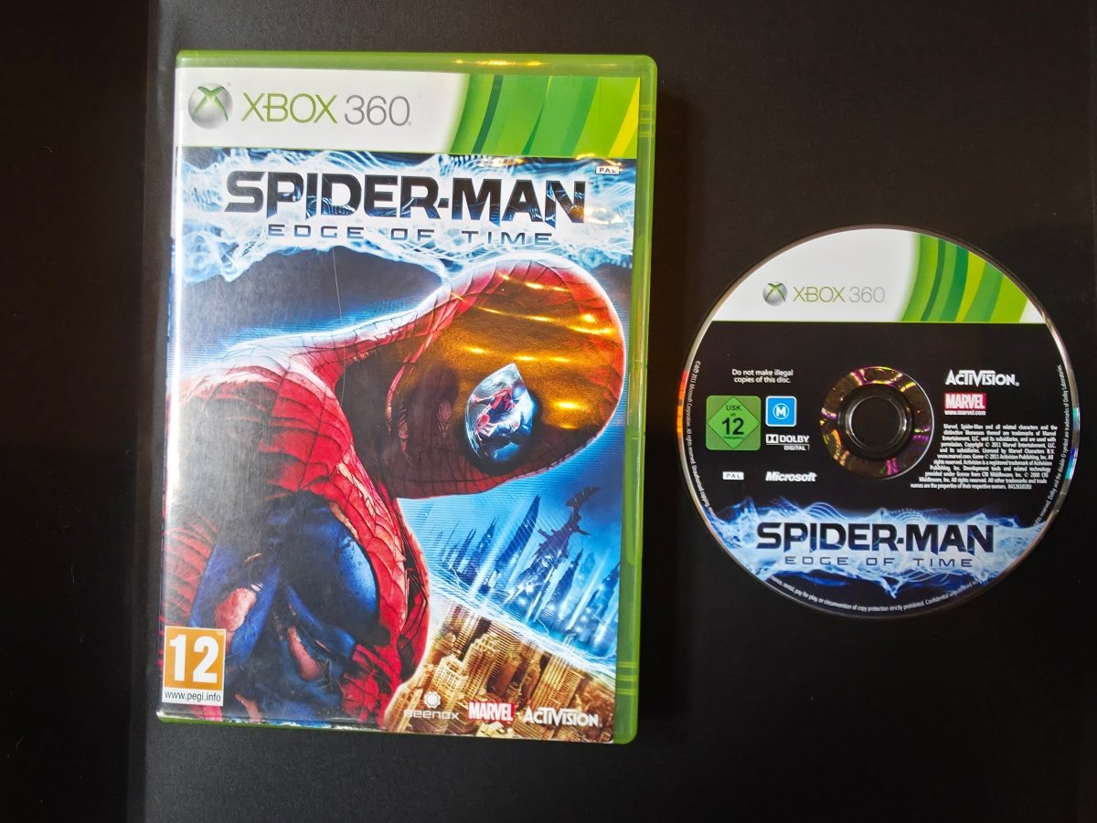 Spider - Man Edge of Time (Xbox 360) (PAL) (CIB) (Begagnat) - Pennybridge Collectibles