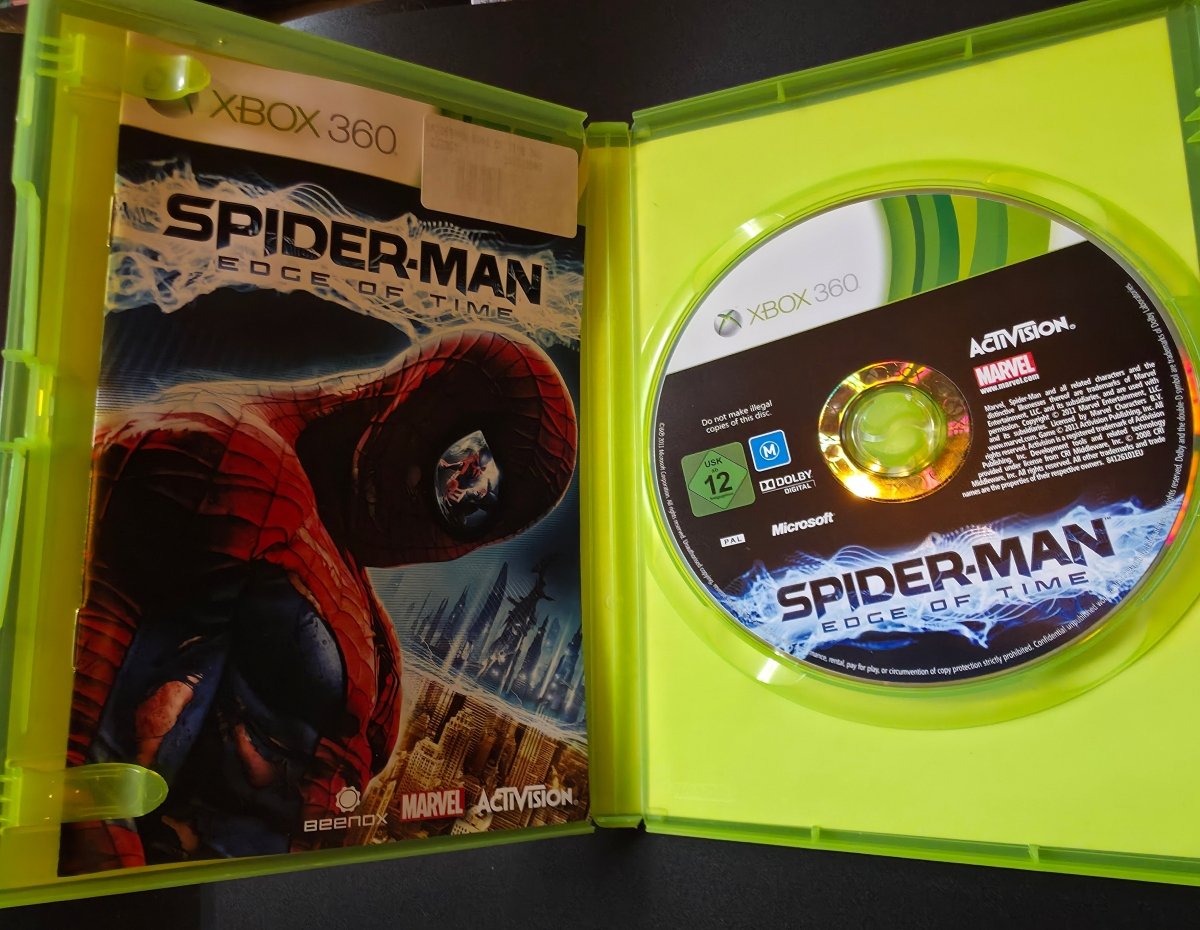Spider - Man Edge of Time (Xbox 360) (PAL) (CIB) (Begagnat) - Pennybridge Collectibles
