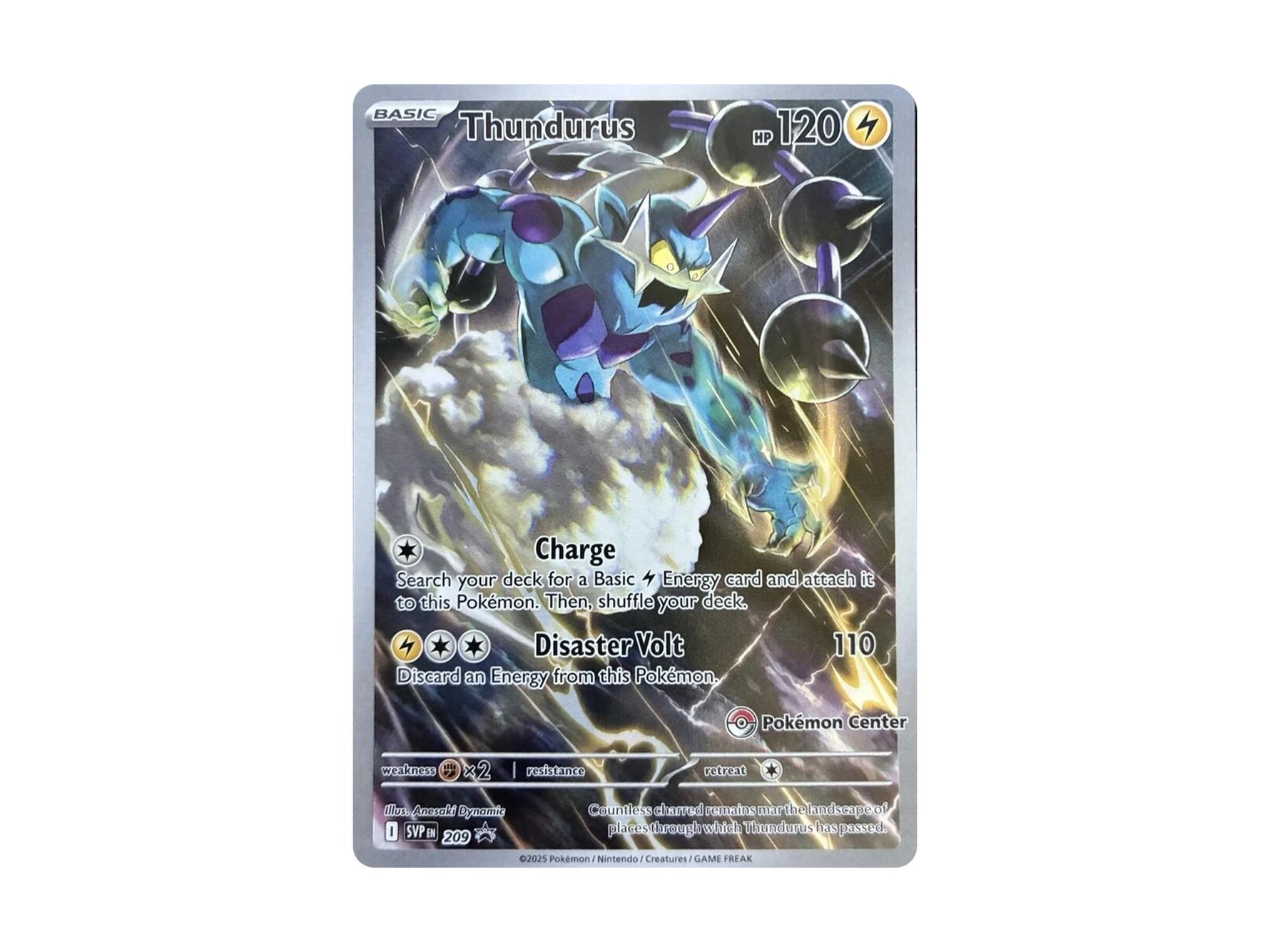 Thundurus - 209 (Pokemon Center Exclusive) - SV: Scarlet &amp; Violet Promo Cards (SVP) - Pokemon TCG