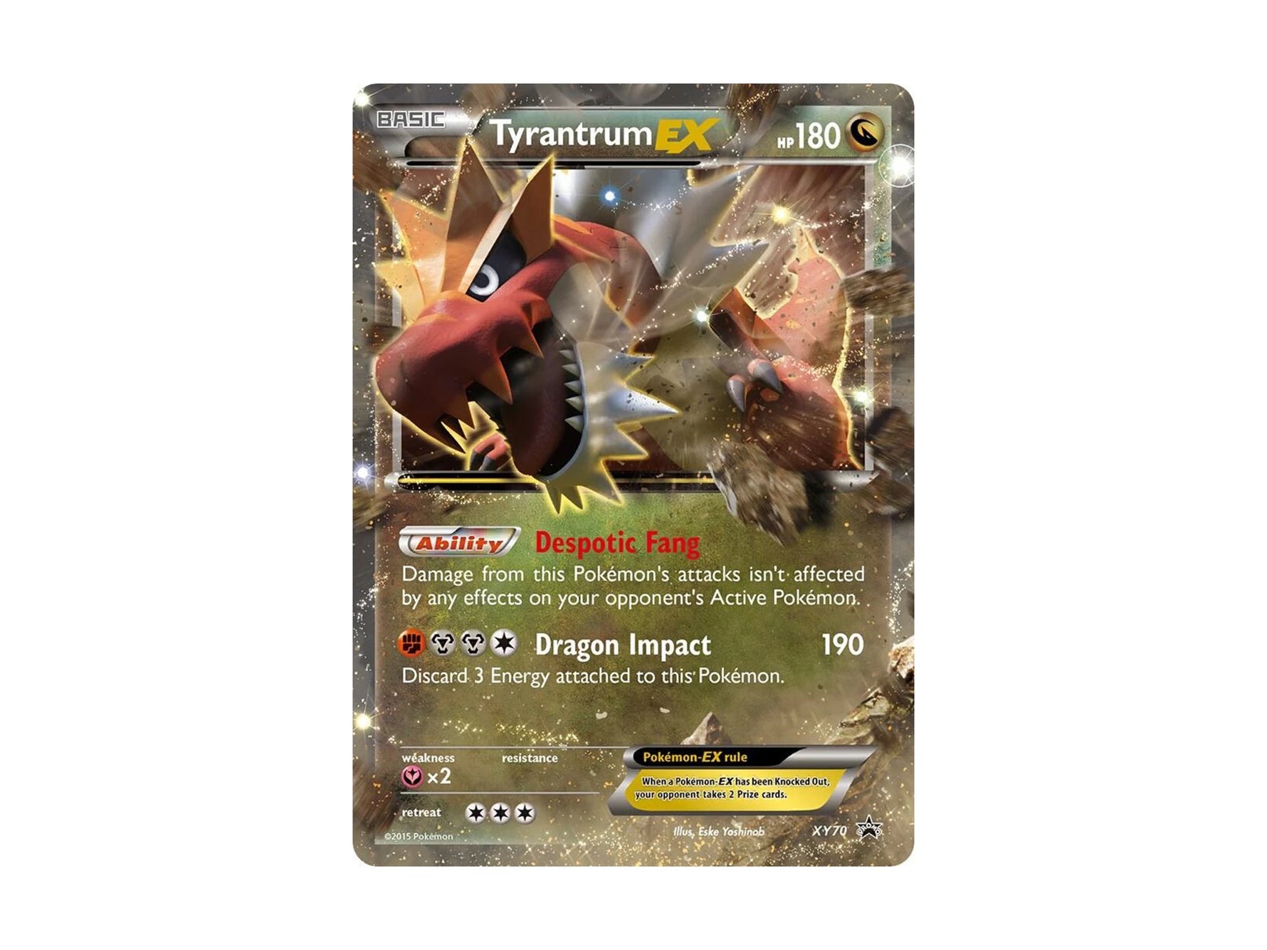 Tyrantrum EX XY70 - XY Promos (PR) - Pokemon TCG (LP) 