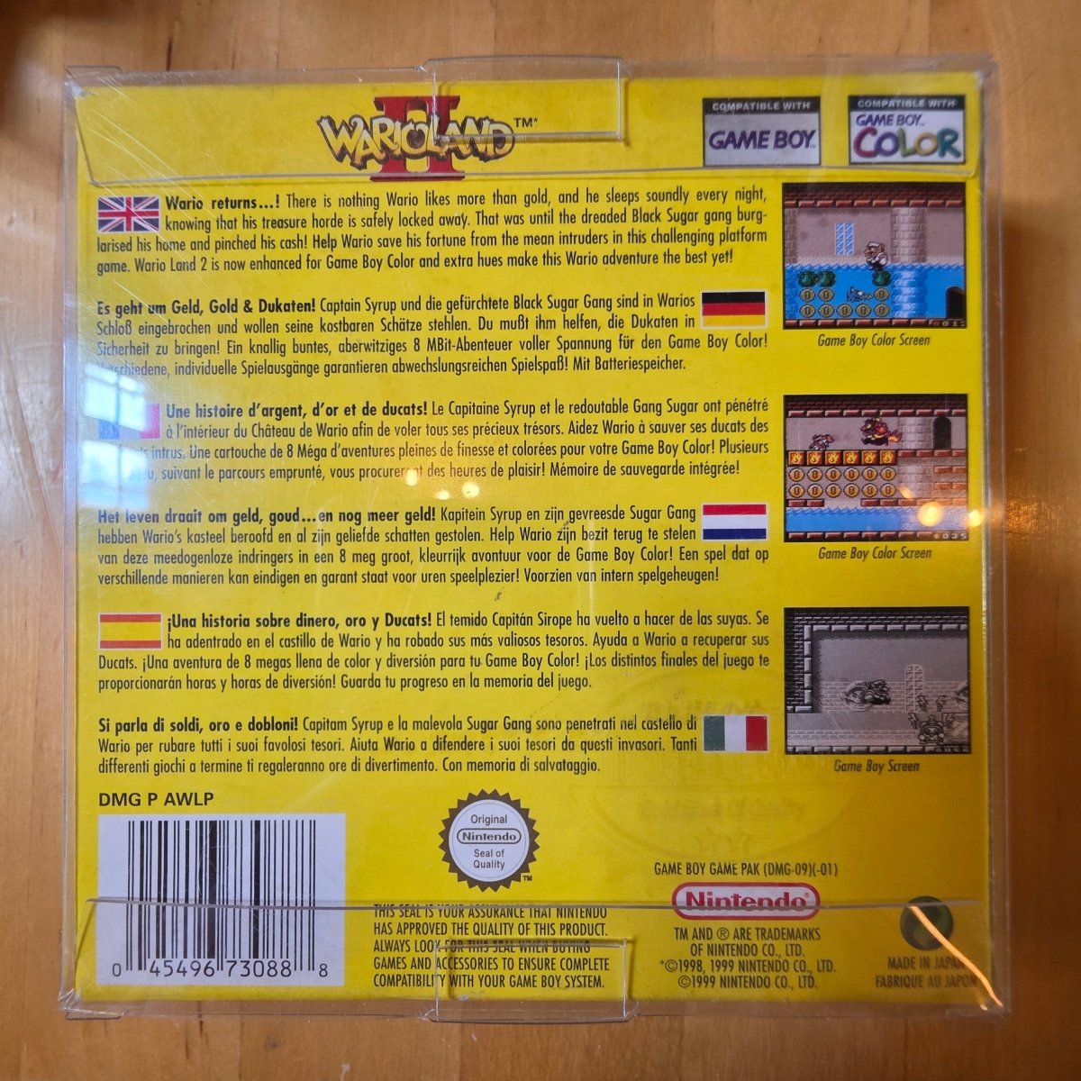 Wario Land 2 (GBC) (PAL) (Komplett/CIB) (Begagnat) - Pennybridge Collectibles